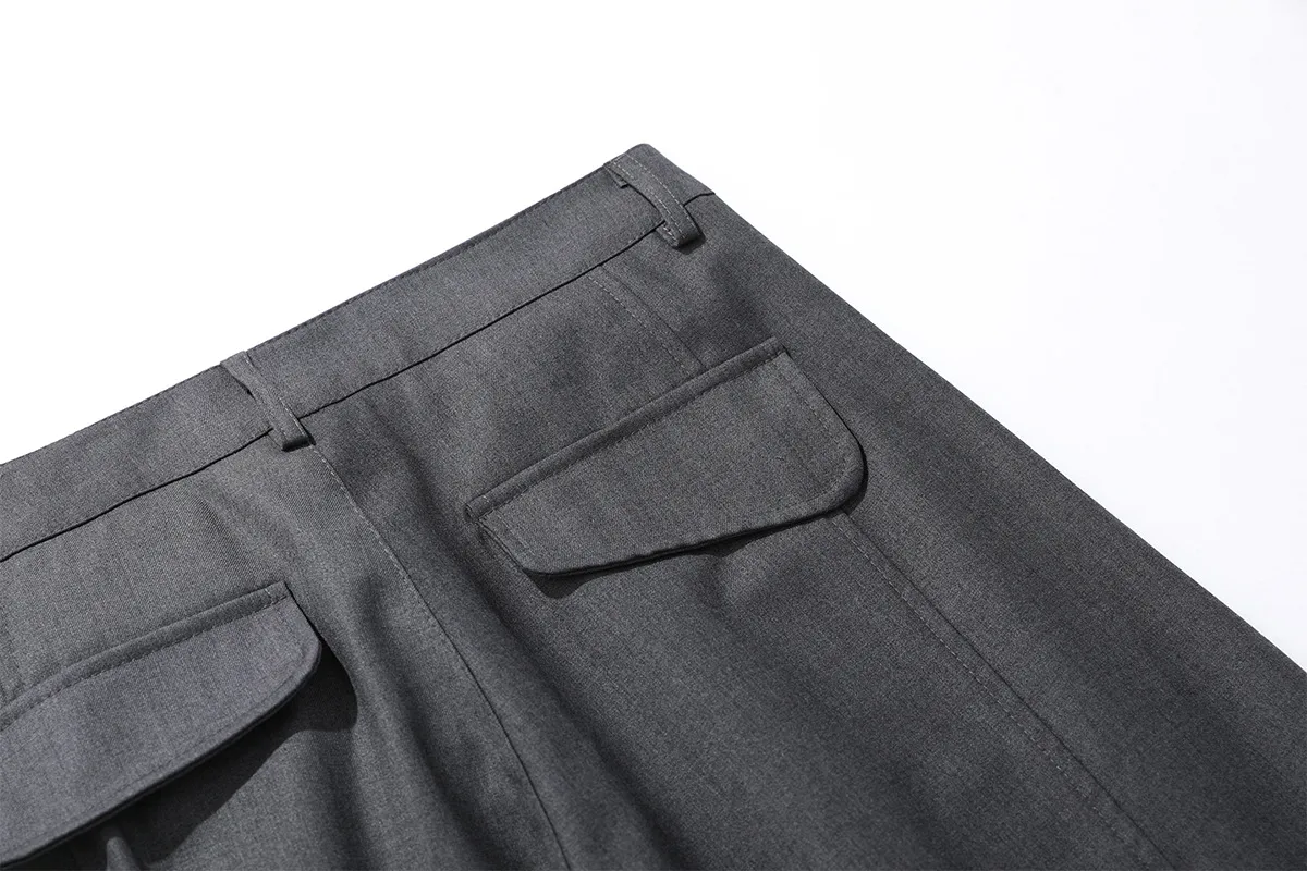 Jiayiku Men's  New American Retro Pendant Machete Dress Pants Men's And Women's Cleanfit Casual Pants display picture 17