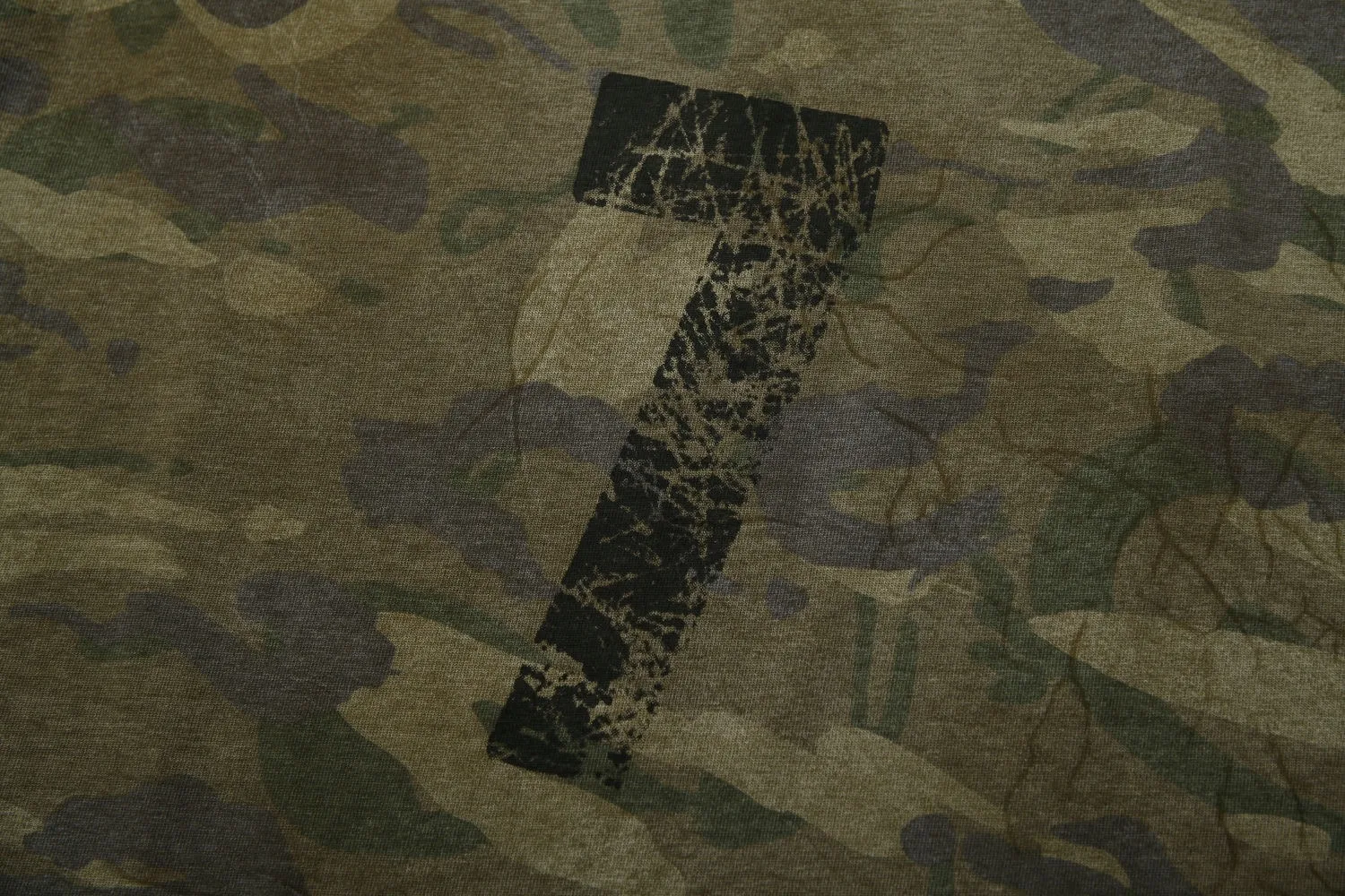 Jiayiku Fashion Brand  New American Street Fashion Brand Camouflage Tee Fake Two-piece Lace Stitching T-shirt Pullover display picture 33