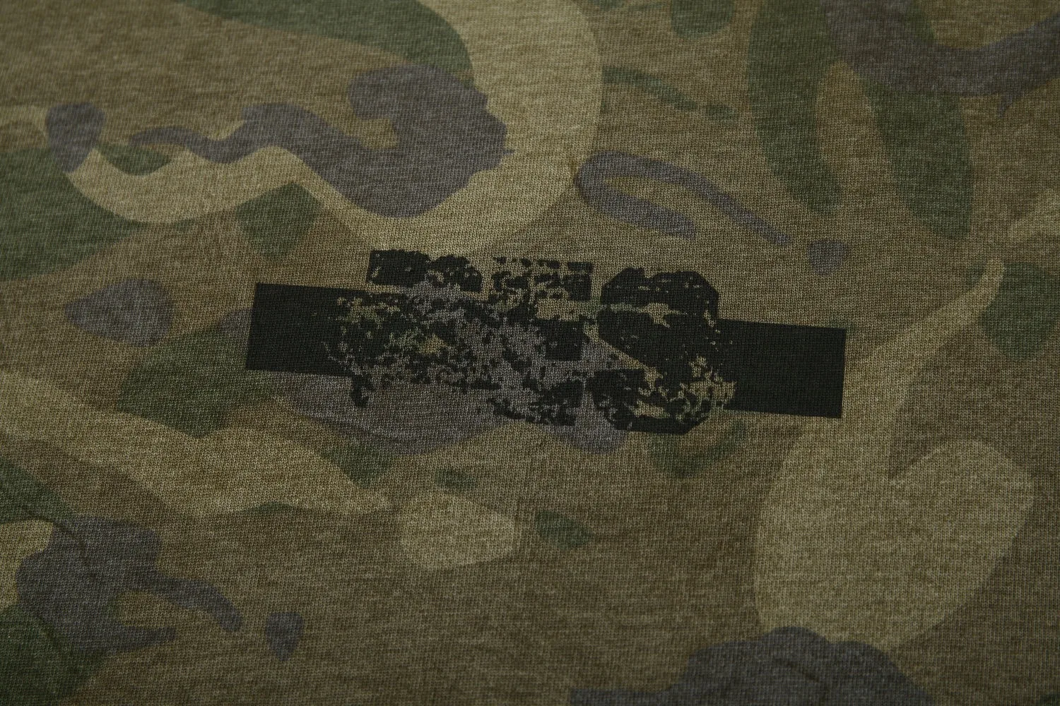Jiayiku Fashion Brand  New American Street Fashion Brand Camouflage Tee Fake Two-piece Lace Stitching T-shirt Pullover display picture 35