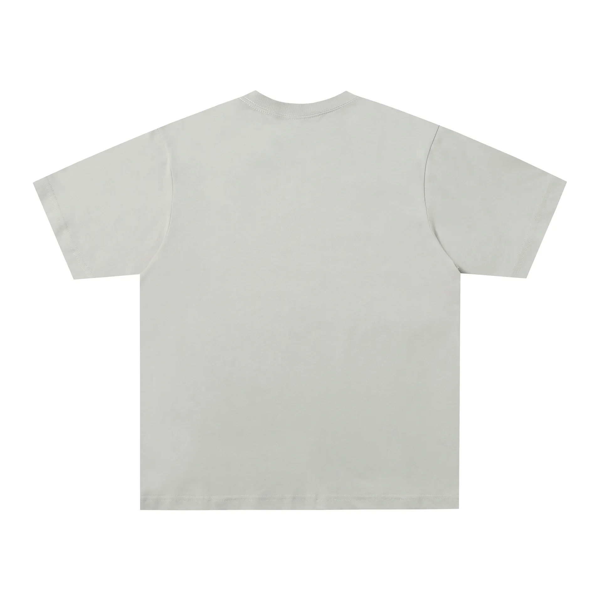 Jiayiku Men's  Summer New American Retro Fashion Brand Rivet Design Heavy Cotton Short-sleeved T-shirt display picture 4