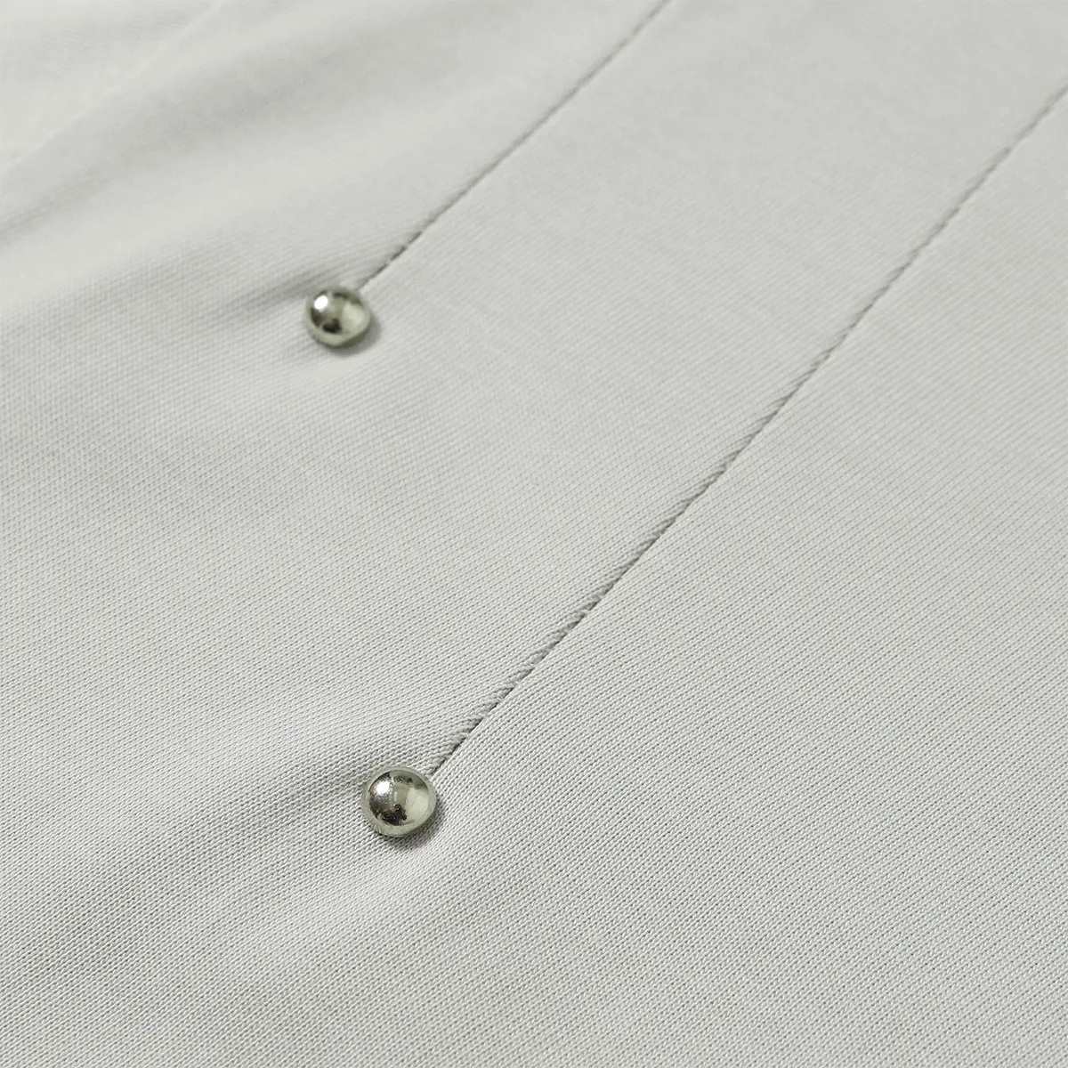 Jiayiku Men's  Summer New American Retro Fashion Brand Rivet Design Heavy Cotton Short-sleeved T-shirt display picture 11