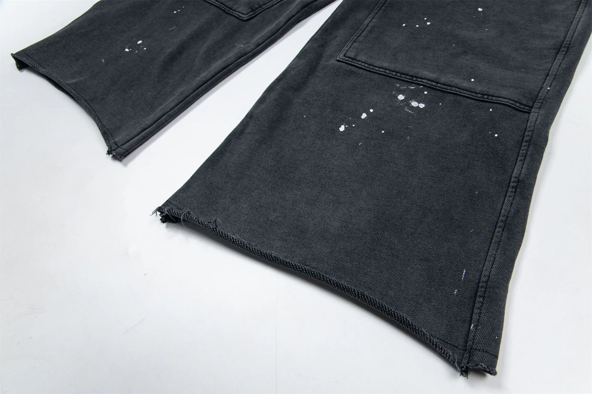 Jiayi Library Men's  New Arrival Waste Earth Style American Style Retro Hole-Rapped Washed Pants Hangling Sense Straight Casual Pants display picture 20