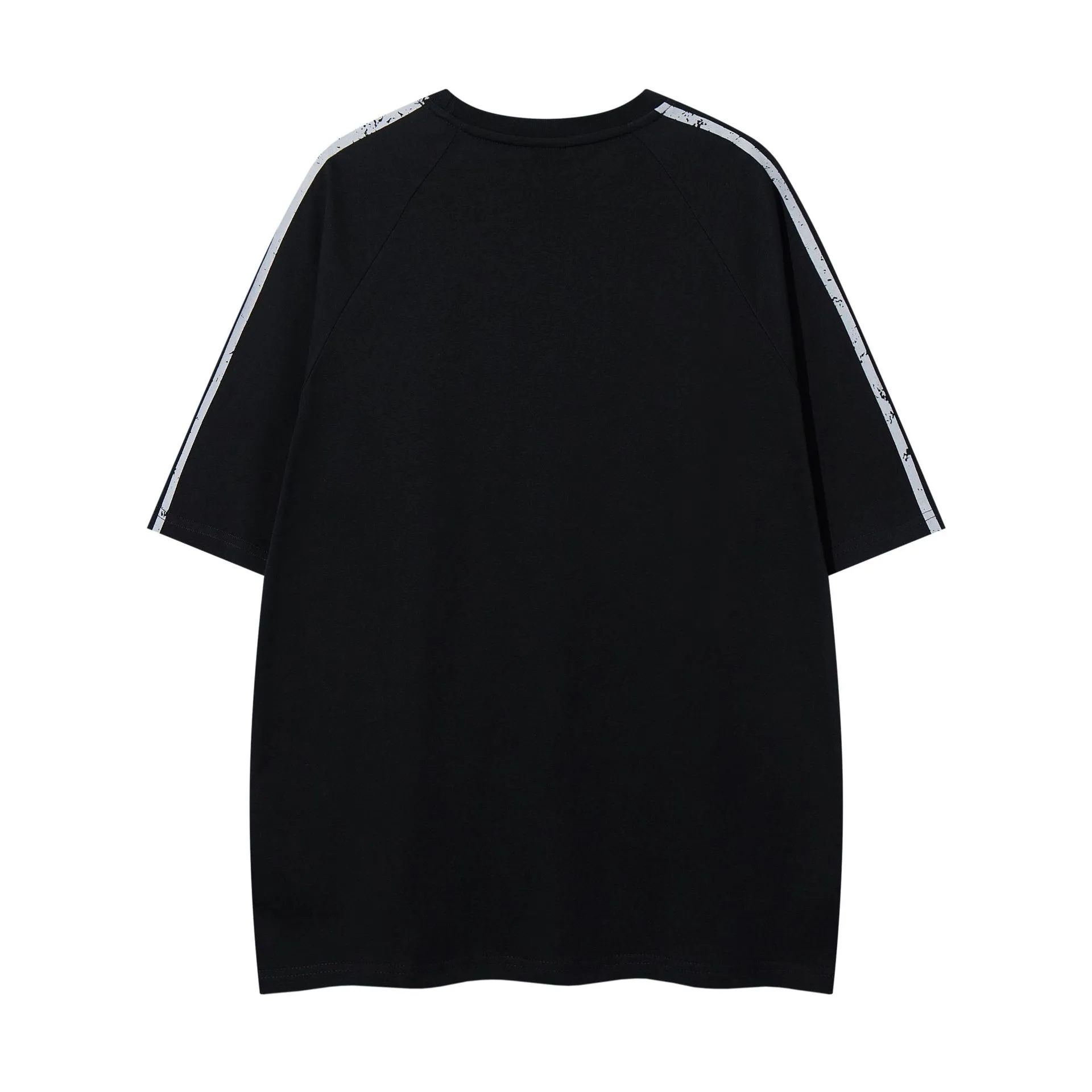 Jiayiku Men's  Summer New American Retro Fashion Brand Tee Culture Shirt Letter Printing Short-sleeved T-shirt display picture 4