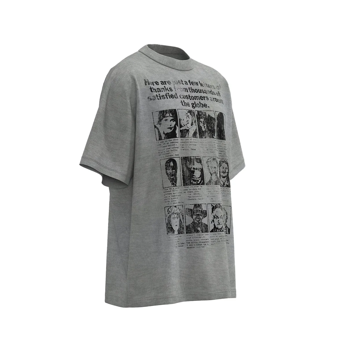 Jiayiku Men's  Summer American Street Hip Hop Fashion Brand Tee Culture Shirt Creative Character Printed T-shirt Men display picture 6