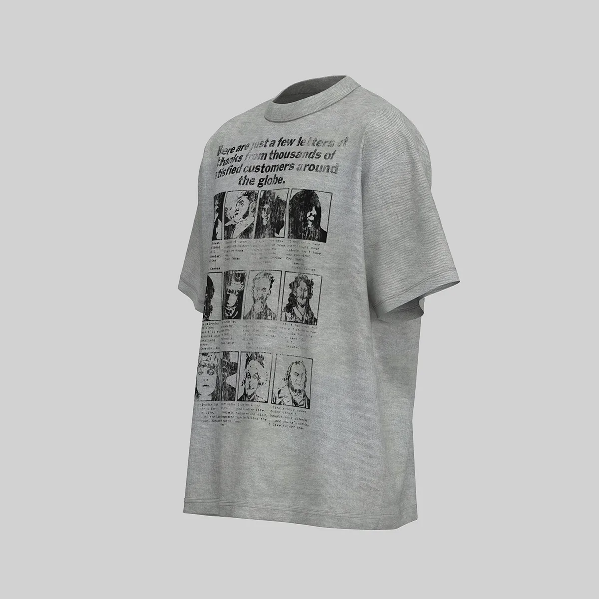 Jiayiku Men's  Summer American Street Hip Hop Fashion Brand Tee Culture Shirt Creative Character Printed T-shirt Men display picture 12