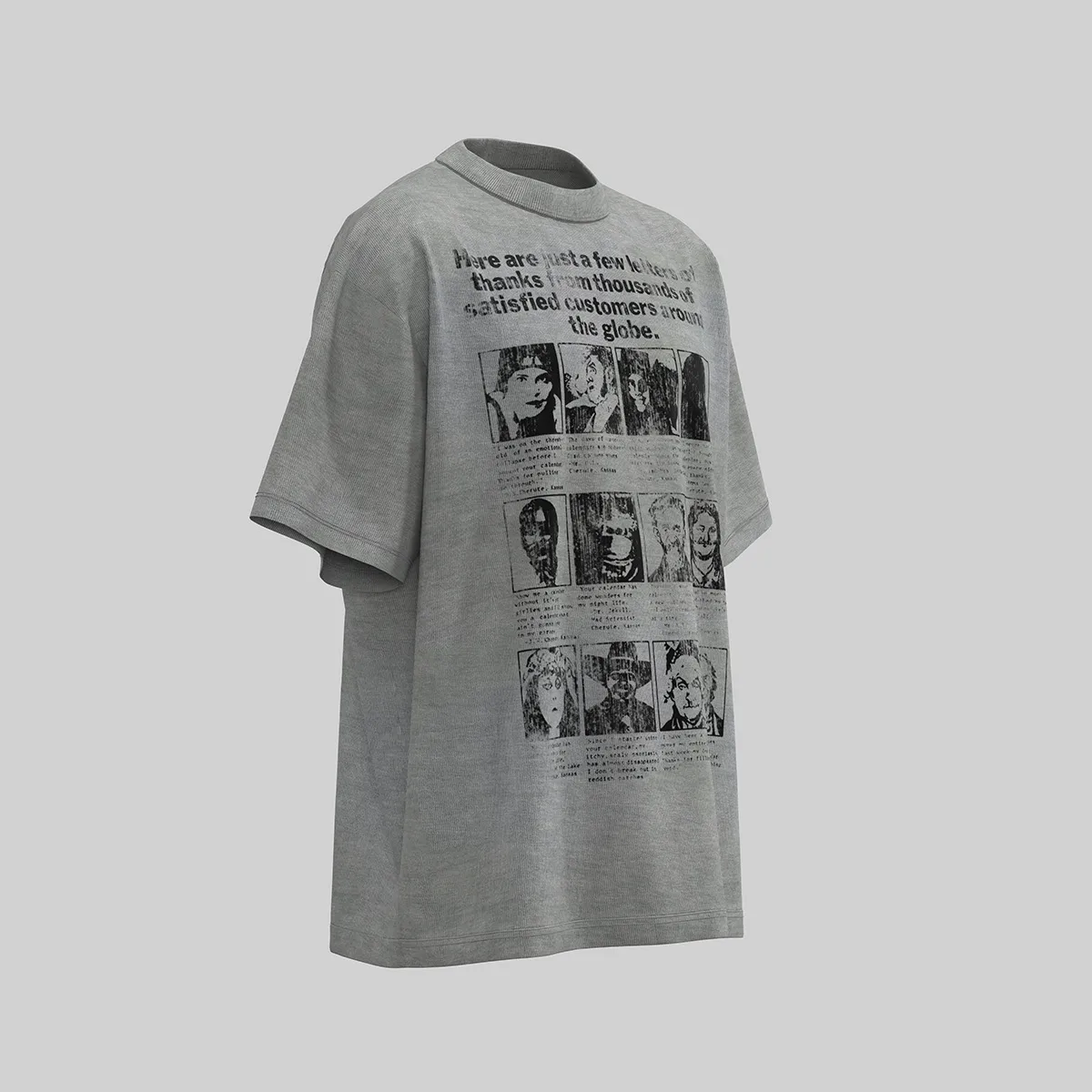 Jiayiku Men's  Summer American Street Hip Hop Fashion Brand Tee Culture Shirt Creative Character Printed T-shirt Men display picture 13