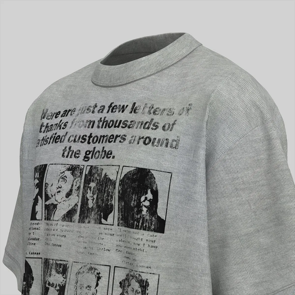 Jiayiku Men's  Summer American Street Hip Hop Fashion Brand Tee Culture Shirt Creative Character Printed T-shirt Men display picture 19