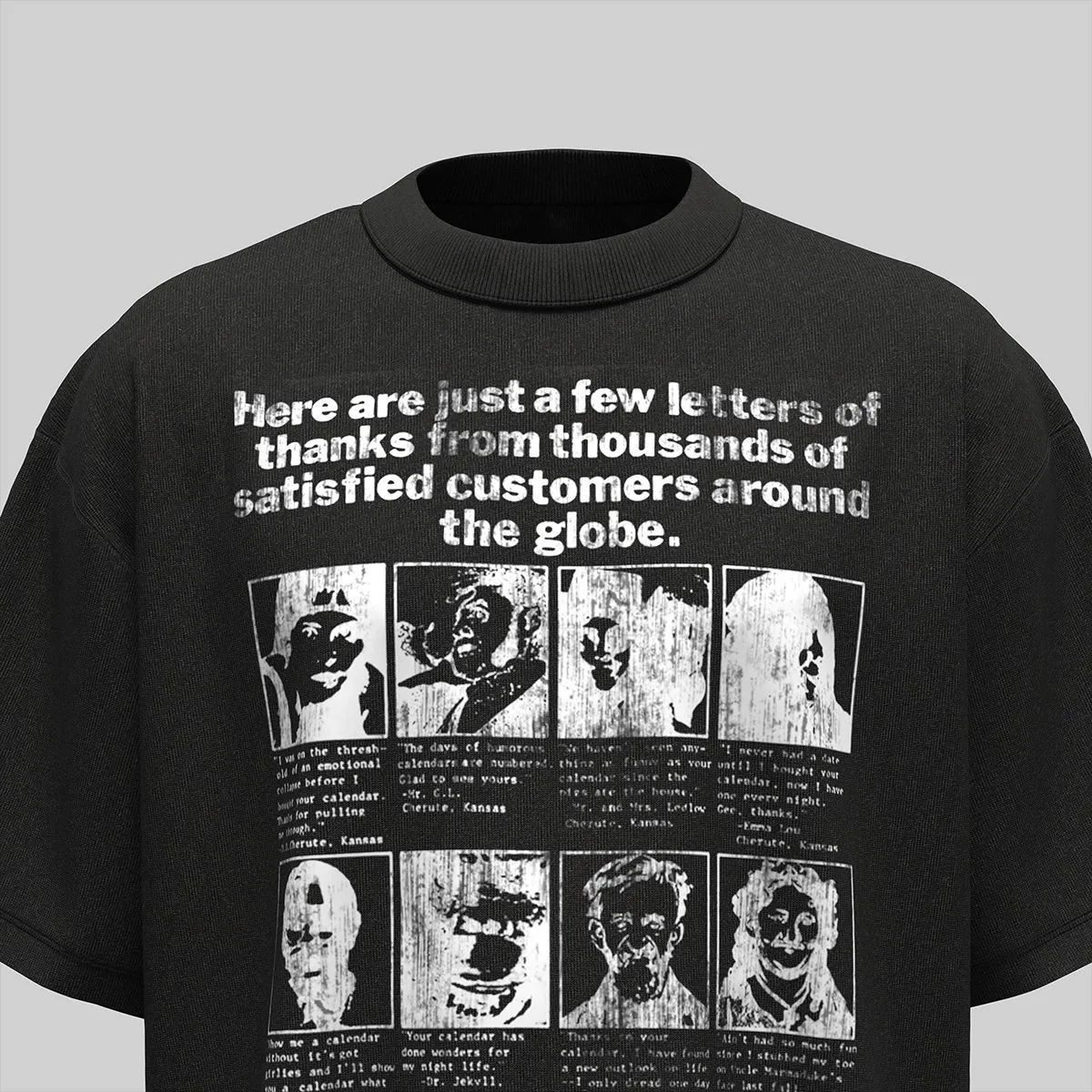 Jiayiku Men's  Summer American Street Hip Hop Fashion Brand Tee Culture Shirt Creative Character Printed T-shirt Men display picture 21