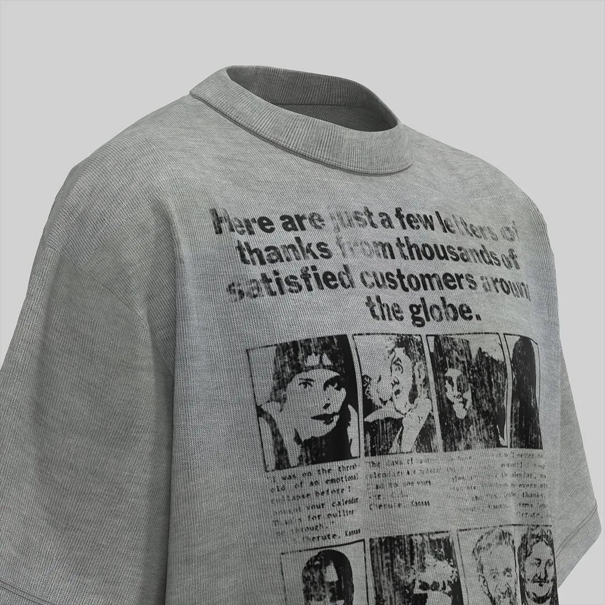 Jiayiku Men's  Summer American Street Hip Hop Fashion Brand Tee Culture Shirt Creative Character Printed T-shirt Men display picture 23
