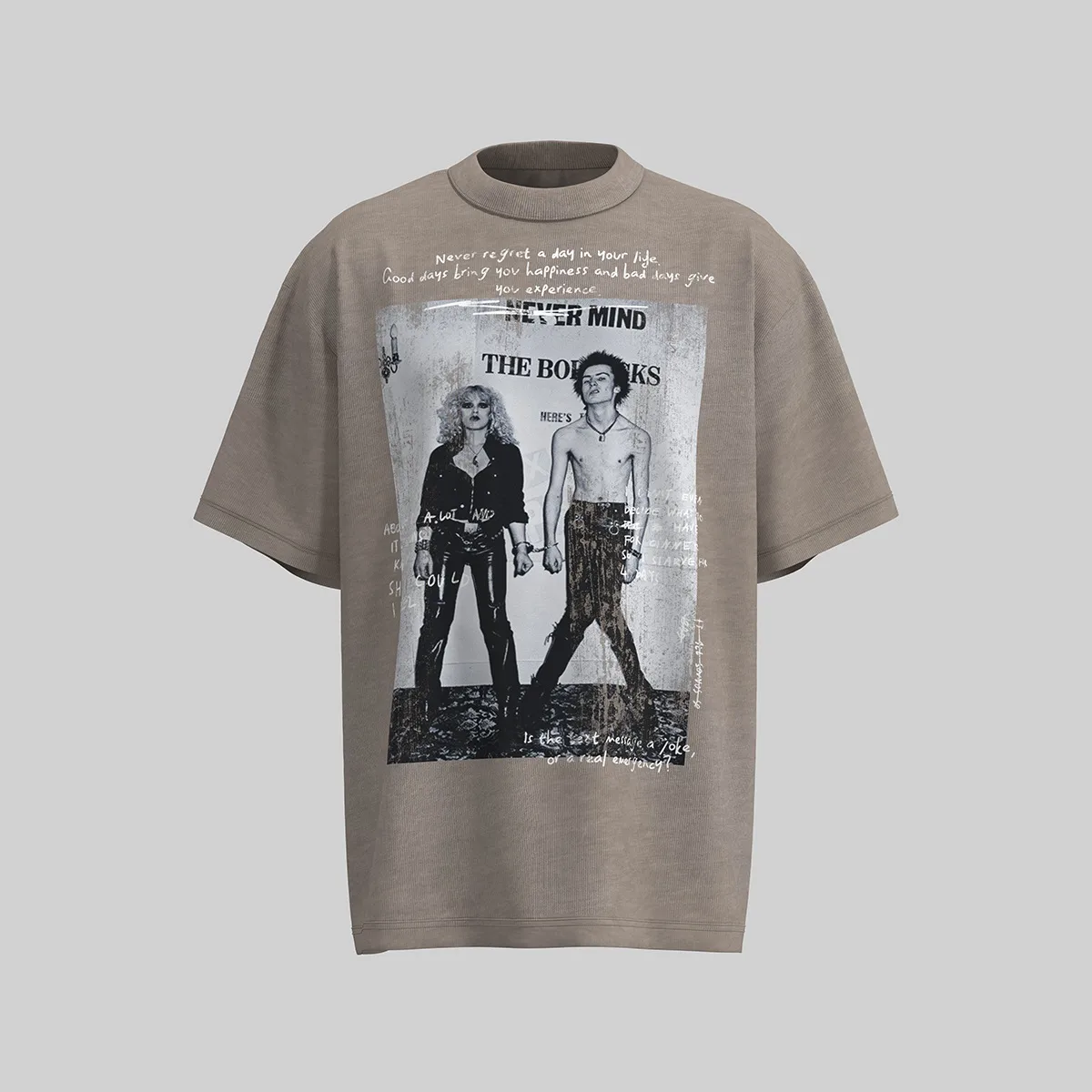 Jiayiku Men's  Summer New American Street Fashion Brand Washed Tee T-shirt Character Printed T-shirt For Men display picture 7