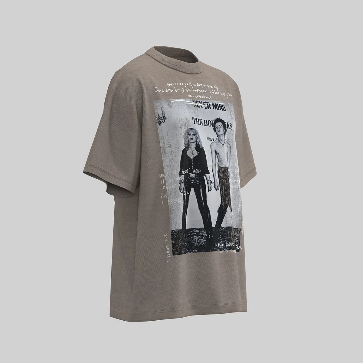 Jiayiku Men's  Summer New American Street Fashion Brand Washed Tee T-shirt Character Printed T-shirt For Men display picture 8