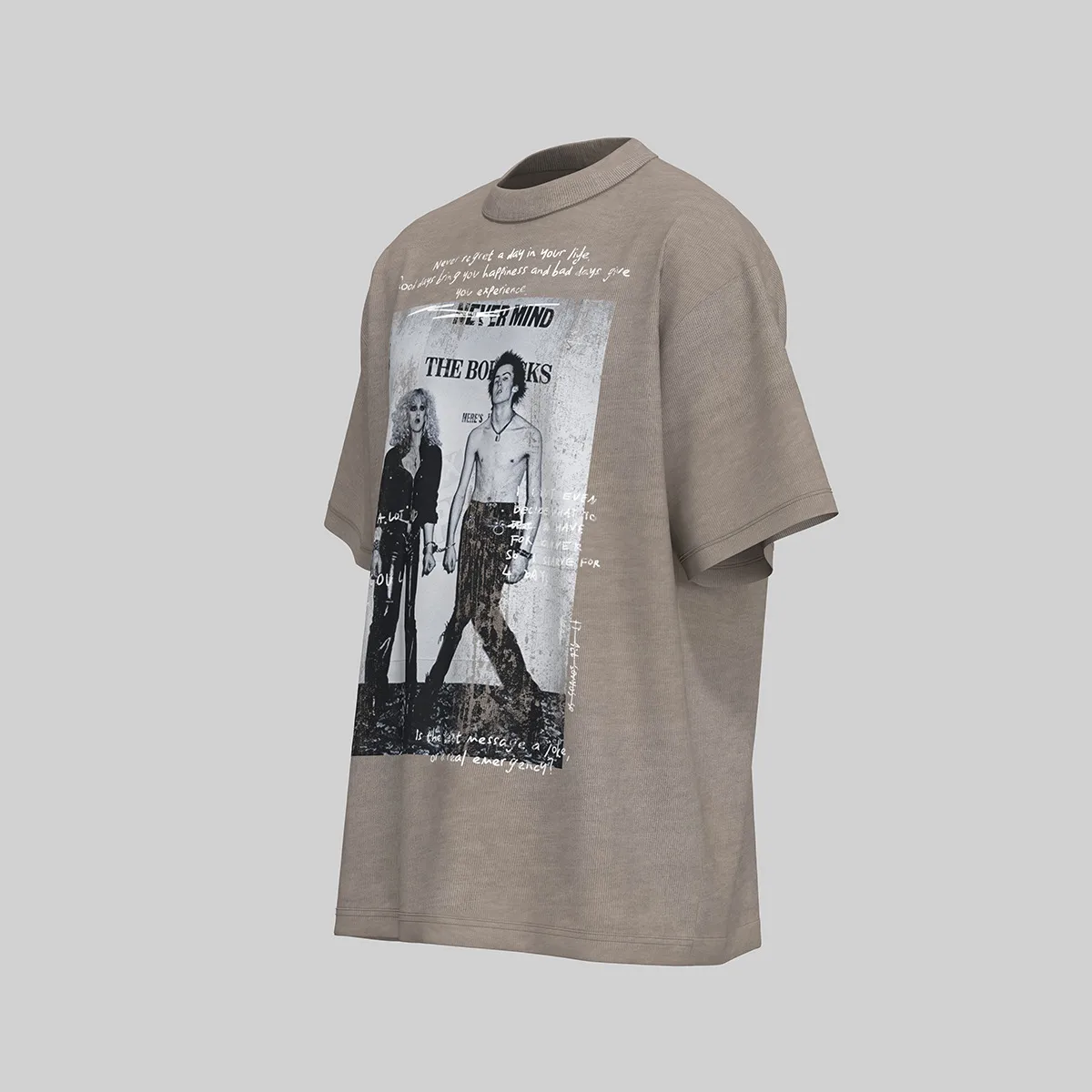 Jiayiku Men's  Summer New American Street Fashion Brand Washed Tee T-shirt Character Printed T-shirt For Men display picture 9