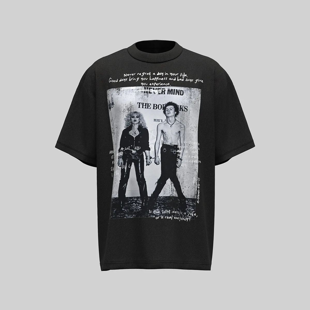 Jiayiku Men's  Summer New American Street Fashion Brand Washed Tee T-shirt Character Printed T-shirt For Men display picture 16