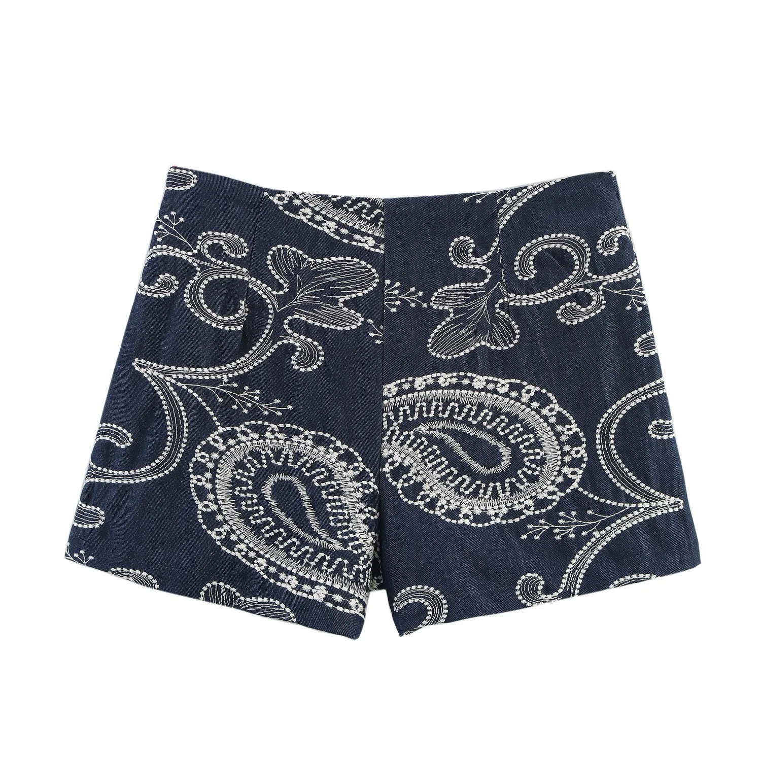 European Style Embroidered Short Vest Top And Skirt Pants Set Women's Fashion Casual Outfit High Street Style No Sleeve display picture 5