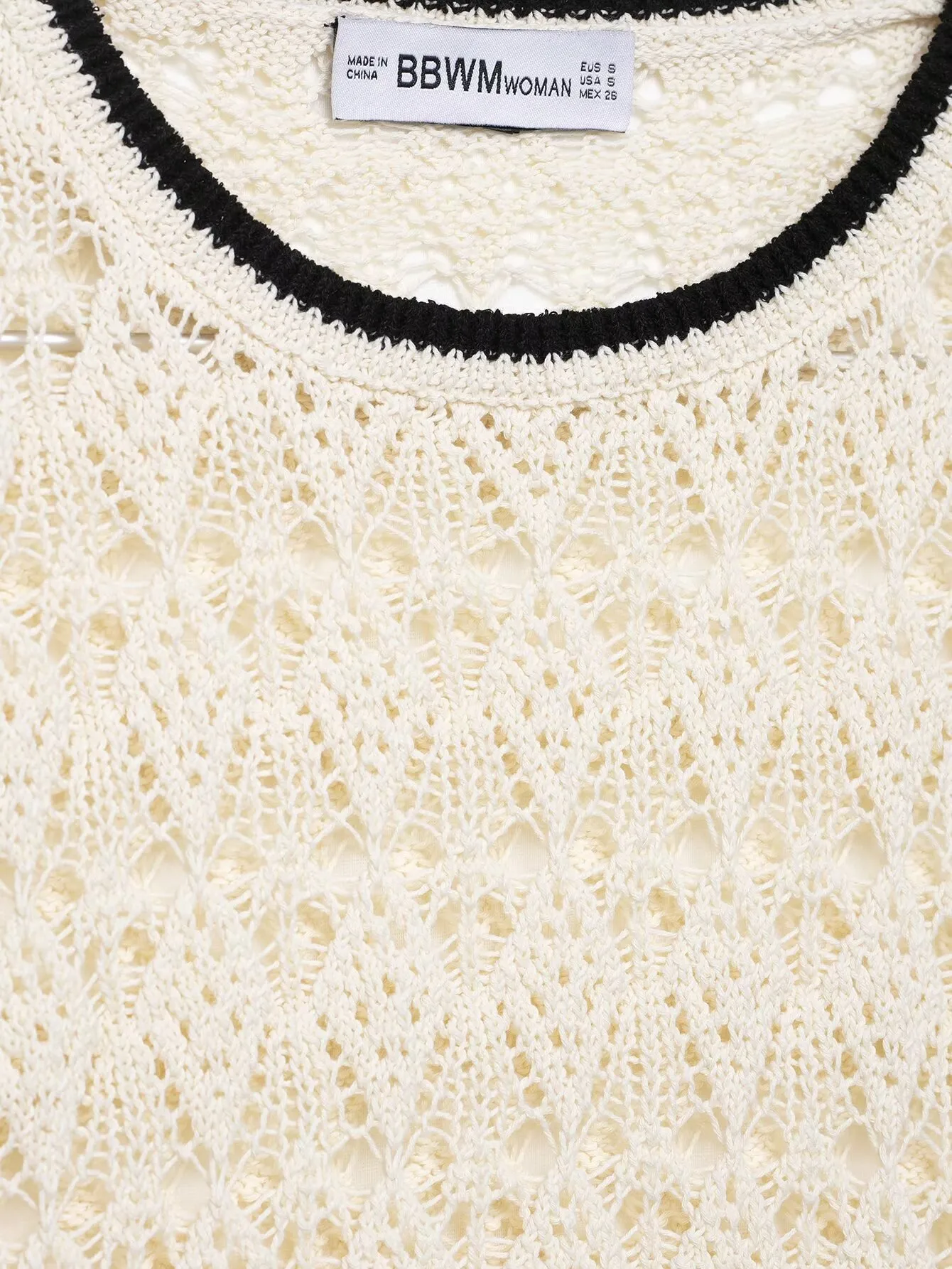 Elegant Knitted Mesh Vest  Style Solid Color Pattern Short Length Slim Fit Women's Fashion Top Trendy Item display picture 7