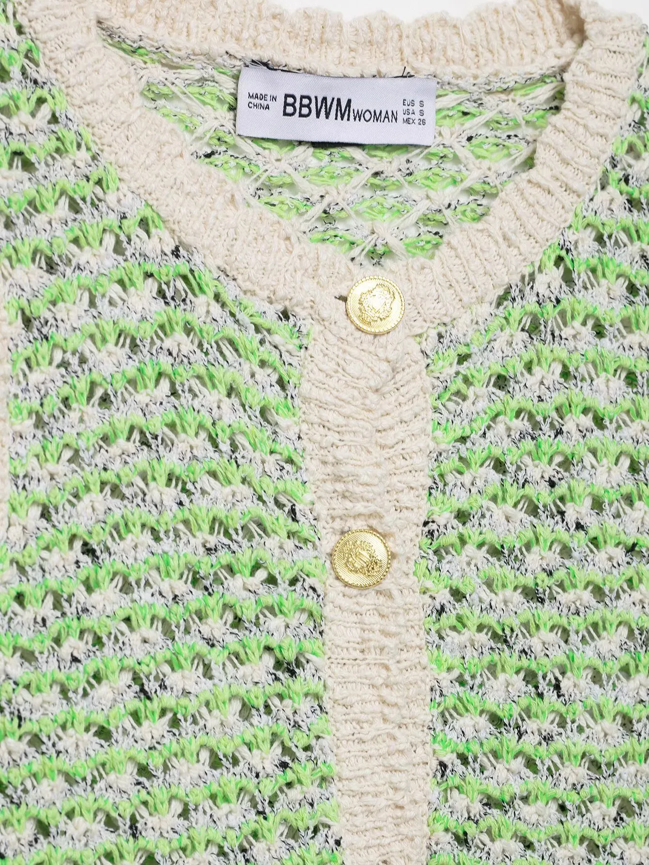 Fashionable Texture Knitted Women's Top European Style Round Neck Vest Pullover Single Button Closure Polyester Blend Regular Fit display picture 8
