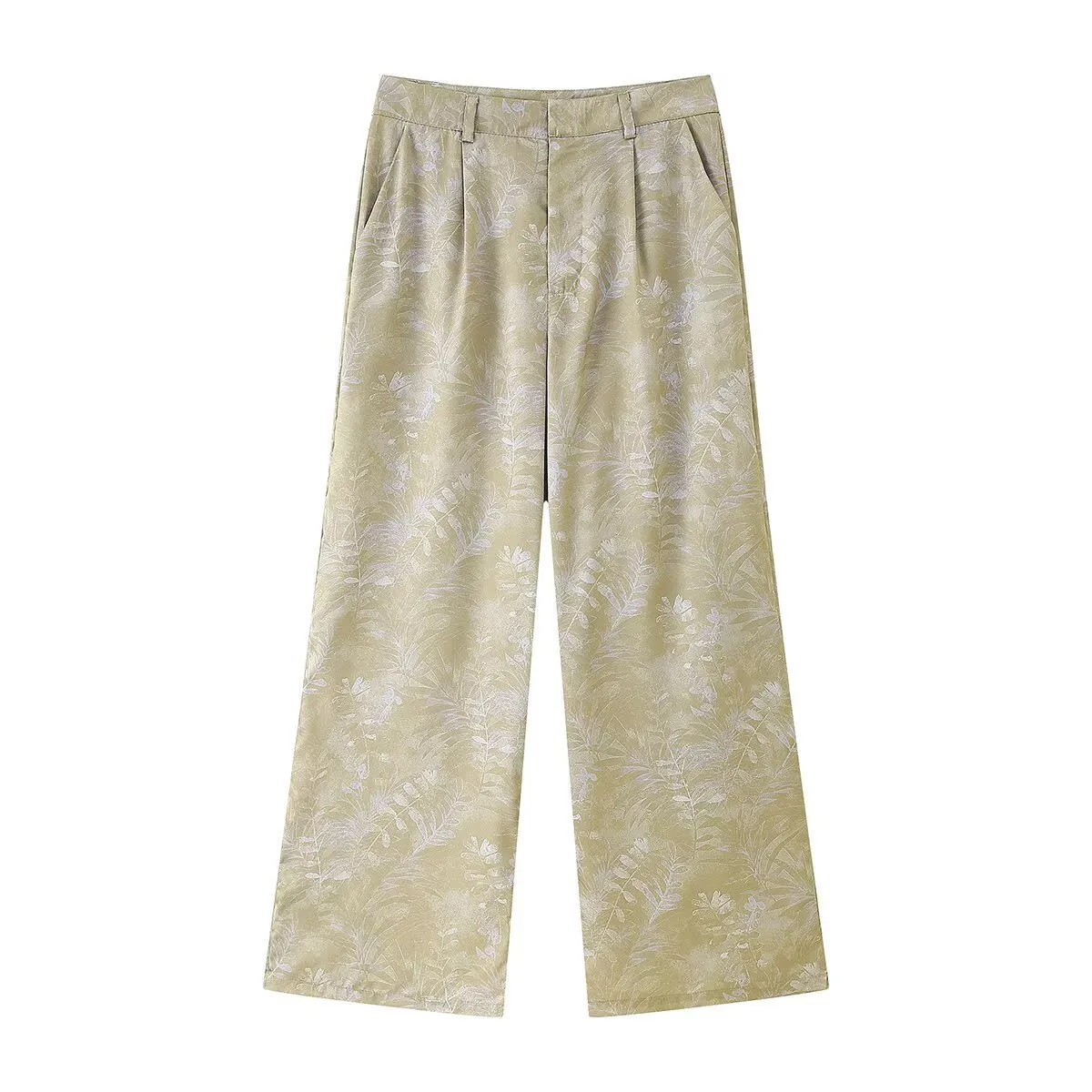 European Style Beaded Embroidered Waist-Cinching Top With Pants Set Fashionable Casual Outfit For Women Without Sleeves display picture 4