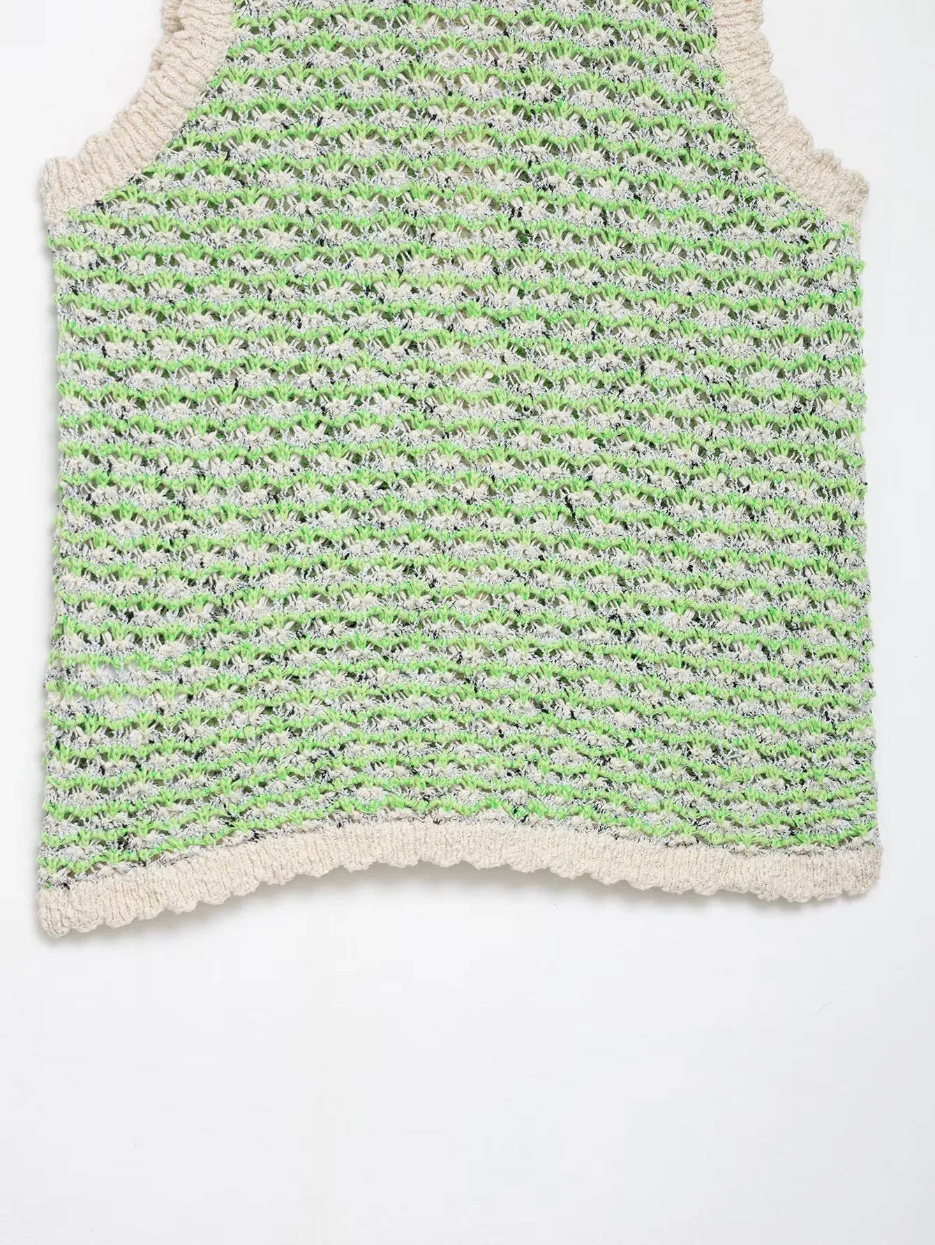 Fashionable Texture Knitted Women's Top European Style Round Neck Vest Pullover Single Button Closure Polyester Blend Regular Fit display picture 11