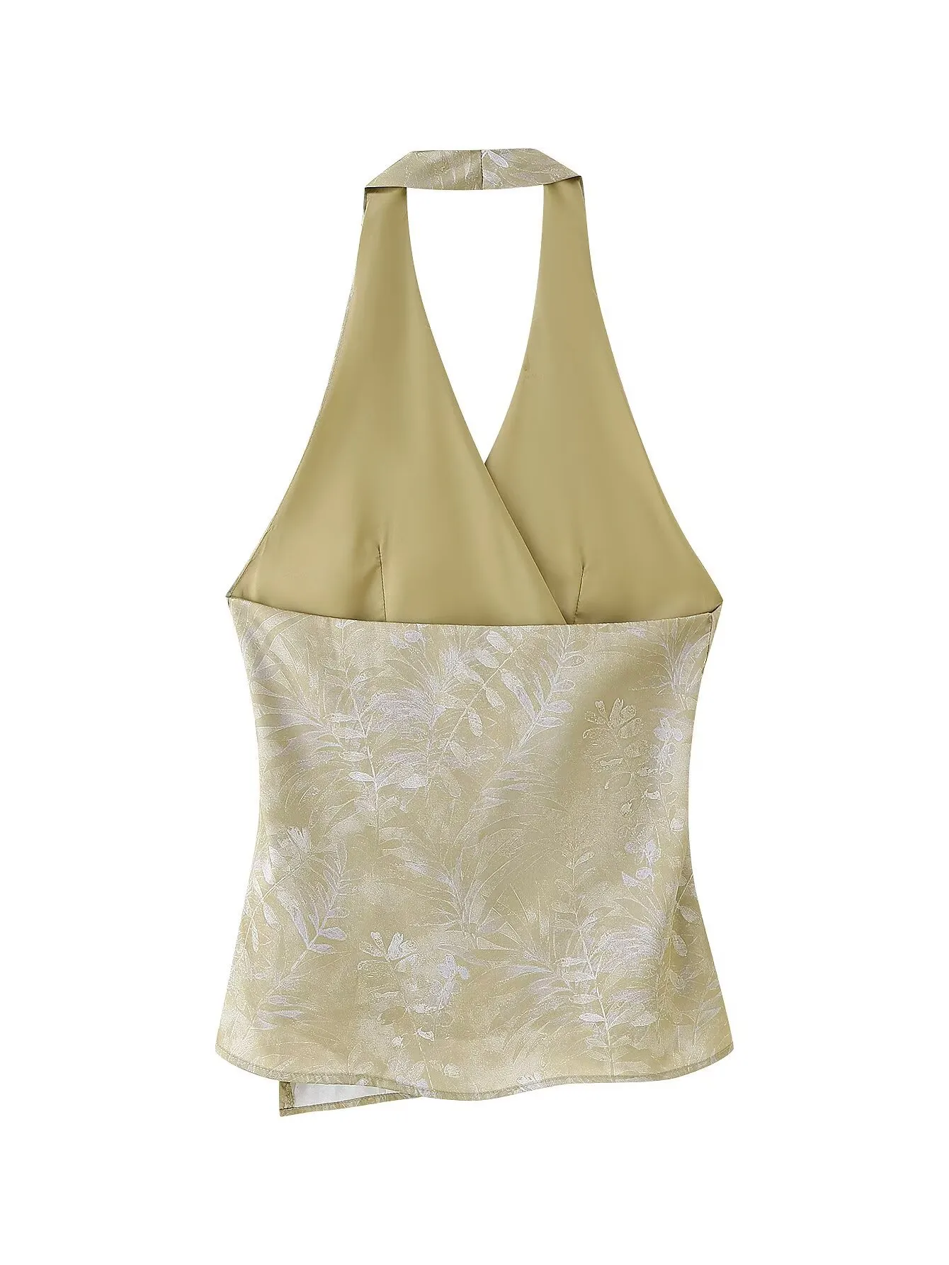 European Style Beaded Embroidered Waist-Cinching Top With Pants Set Fashionable Casual Outfit For Women Without Sleeves display picture 3