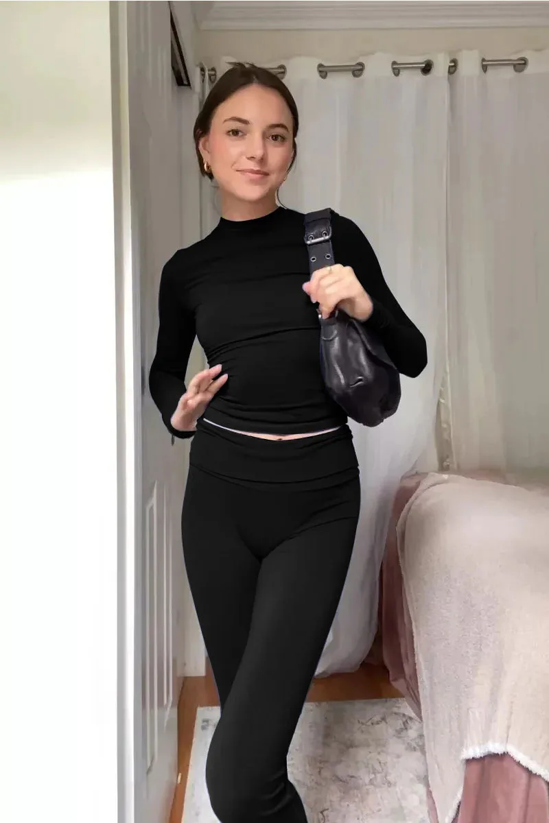 Fashion Hong Kong Style Two-Piece Set Women's Senior Early Autumn Clothing European Commodity Commuter Style Long-Sleeve Suit display picture 5