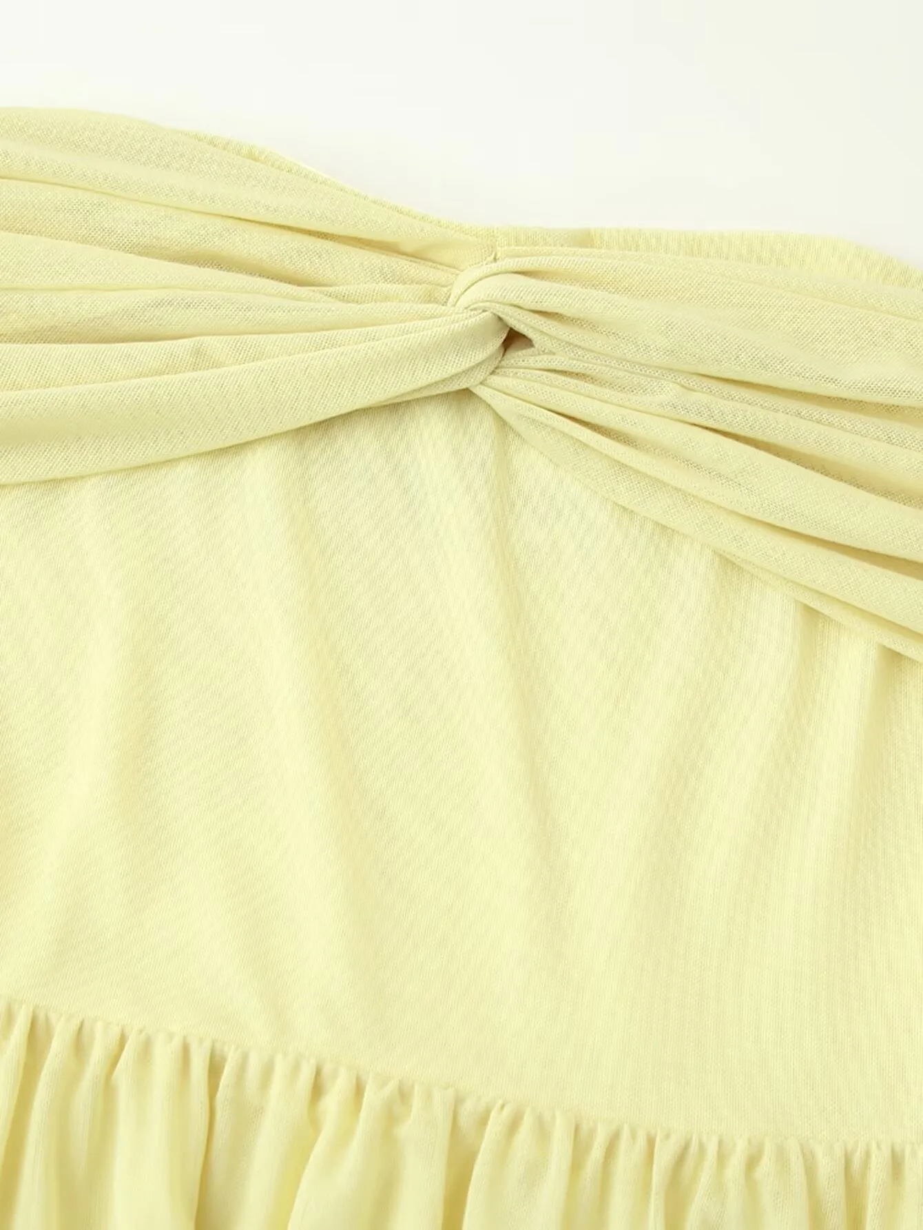 Elegant Long Mesh Dress Women's Comfortable Breathable Strapless Design New Style Casual Fashion Suitable For All Seasons display picture 4