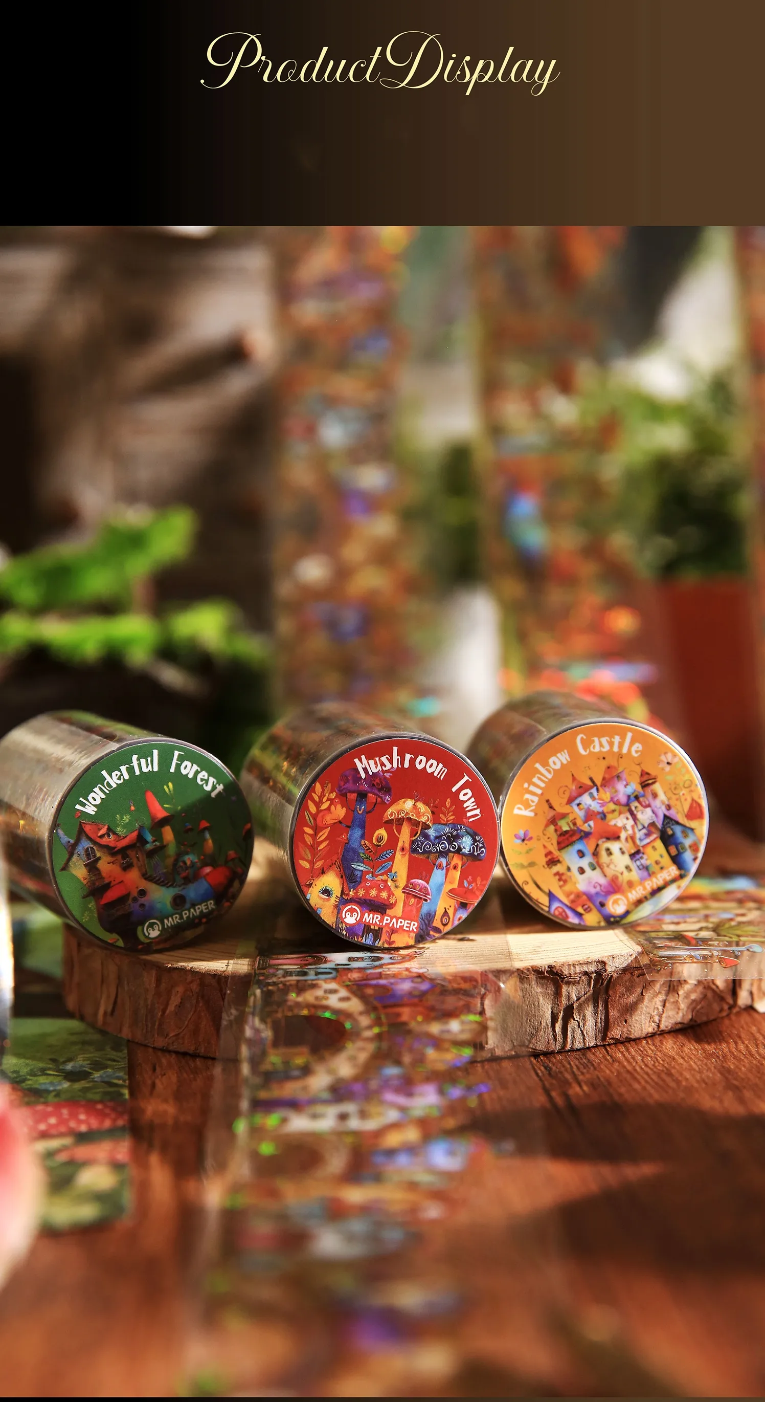1 Piece Cartoon House School PET Cartoon Style Retro Maximalism Adhesive Tape display picture 4