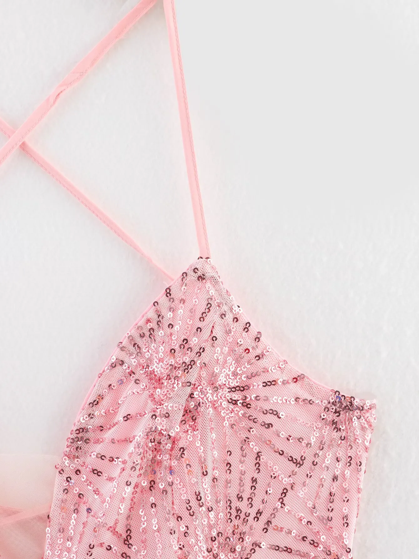 Ladies Long Bead Strap Dress Casual Loose Spring Autumn Style Bead Decoration Design Women's Daily Wear Polyester Fabric Skirt Length display picture 4