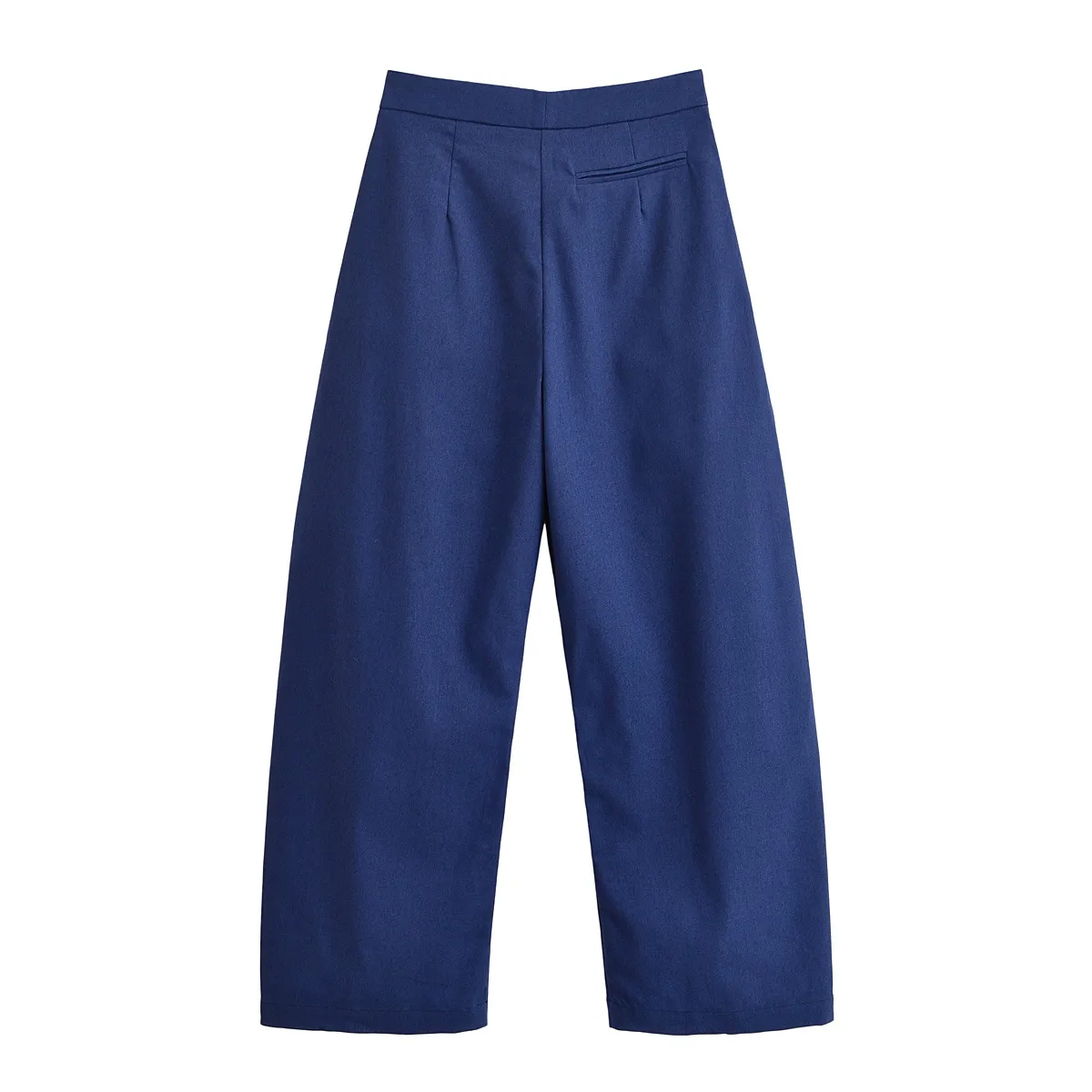 Women's Basic Casual Pants Fashionable Spring Autumn Loose Long Trousers Classic Style Street High Waist Polyester Fabric display picture 2