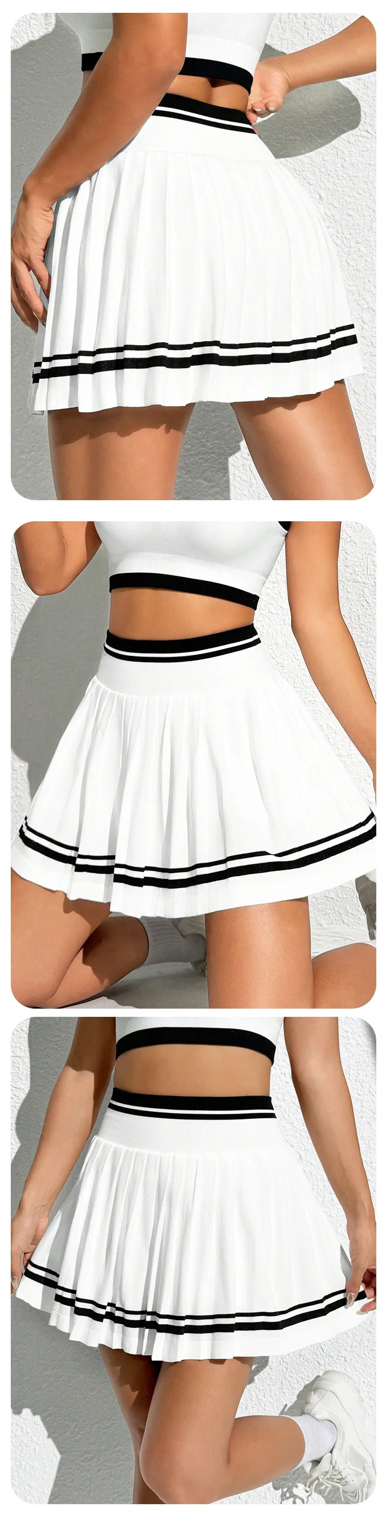 Women's Sweet Sport Style Color Block Nylon Spandex Active Bottoms Shorts display picture 1