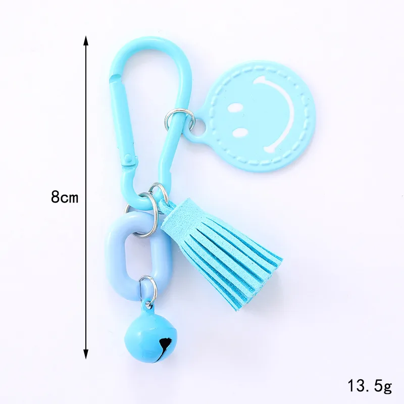 1 Piece Elegant Basic Lady Smiley Face Metal Unisex Bag Pendant Keychain display picture 2