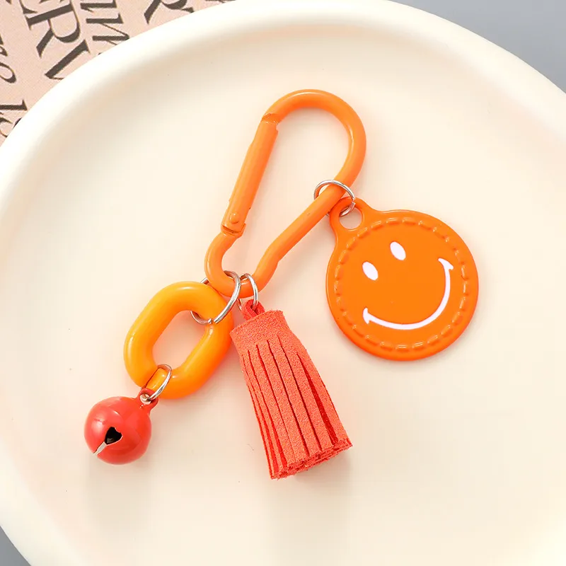 1 Piece Elegant Basic Lady Smiley Face Metal Unisex Bag Pendant Keychain display picture 4