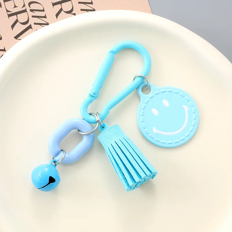 1 Piece Elegant Basic Lady Smiley Face Metal Unisex Bag Pendant Keychain display picture 7