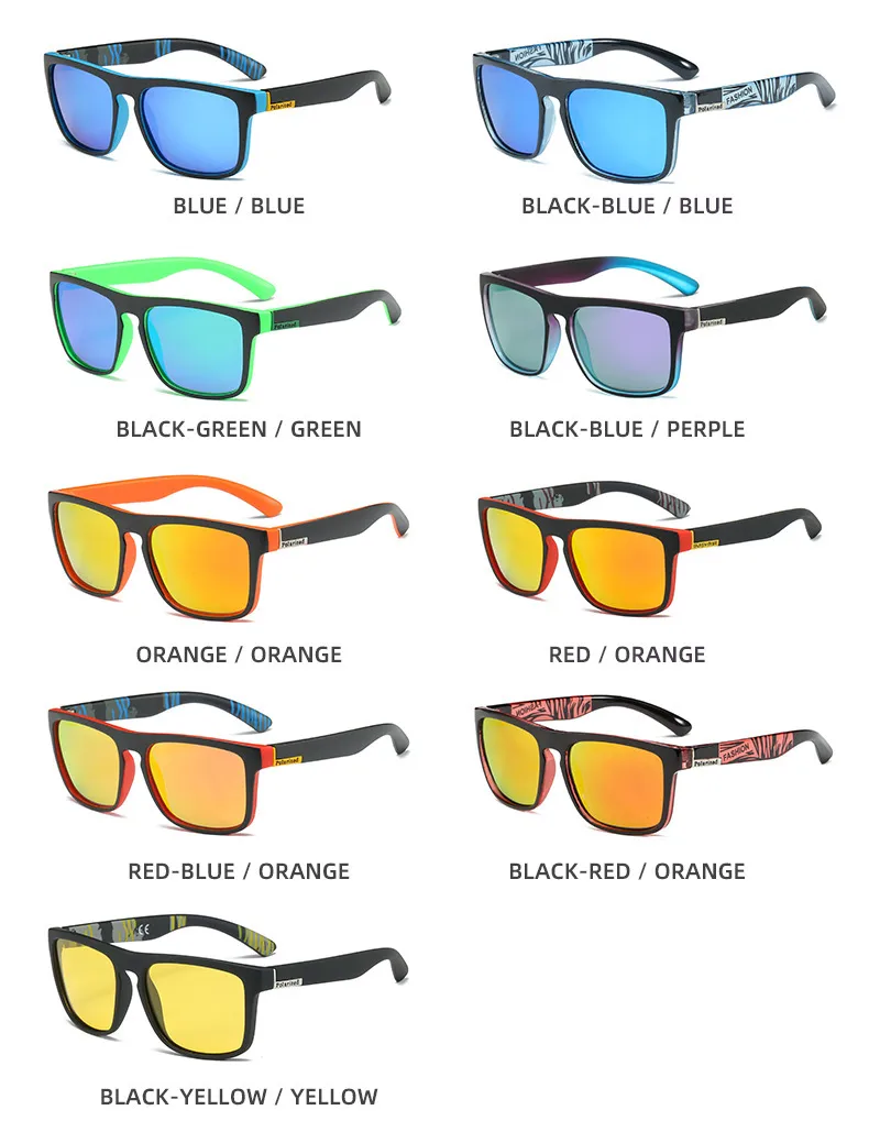 Outdoor Riding Polarized Elastic Paint Sunglasses Men's Retro Sports Sunglasses Men's UV Protection D731 display picture 3