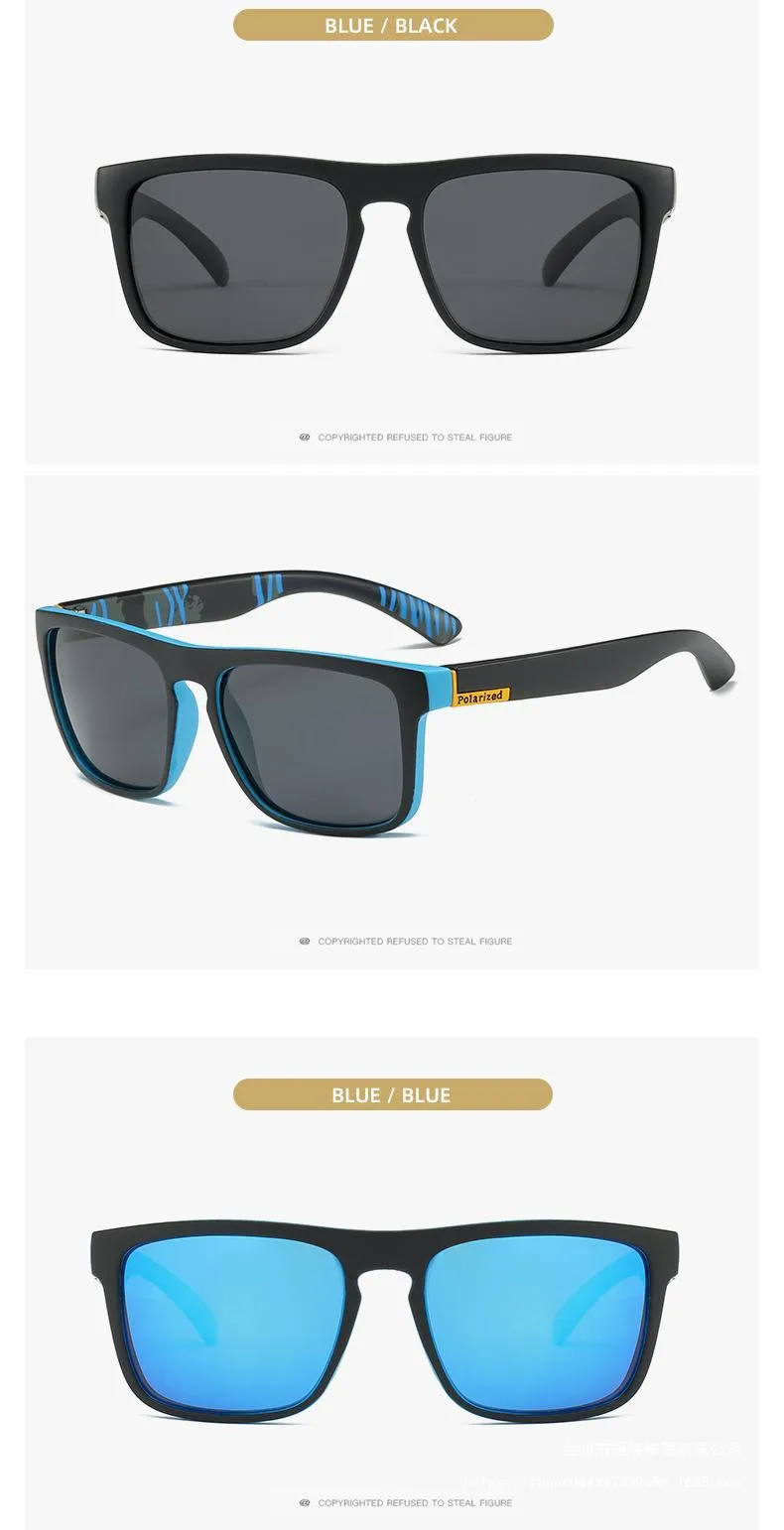 Outdoor Riding Polarized Elastic Paint Sunglasses Men's Retro Sports Sunglasses Men's UV Protection D731 display picture 10