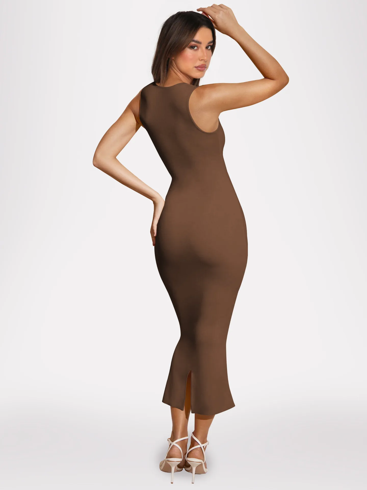Women's Hip Skirt Women's   Hot Spring And Summer Split Slim Dress Solid Color Sexy Dress display picture 4