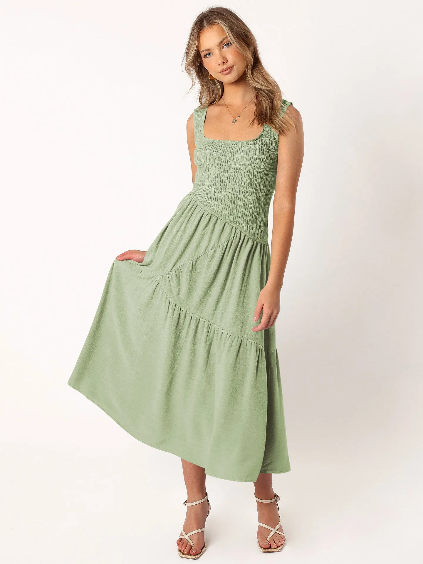 Elegant Women's Clothing  New Sexy Backless U-neck Sleeveless French Dress Holiday Dress High Sense display picture 8