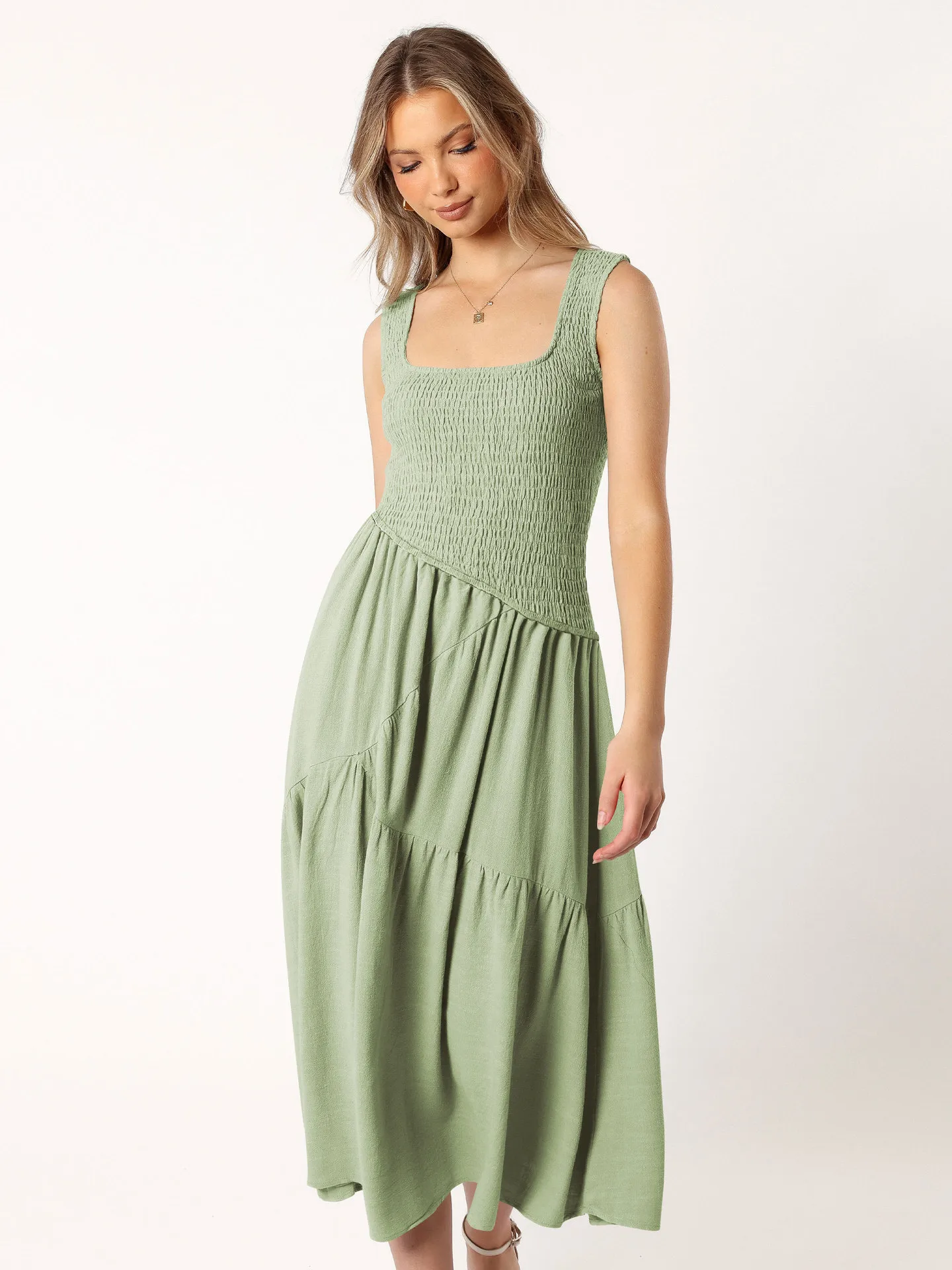 Elegant Women's Clothing  New Sexy Backless U-neck Sleeveless French Dress Holiday Dress High Sense display picture 9