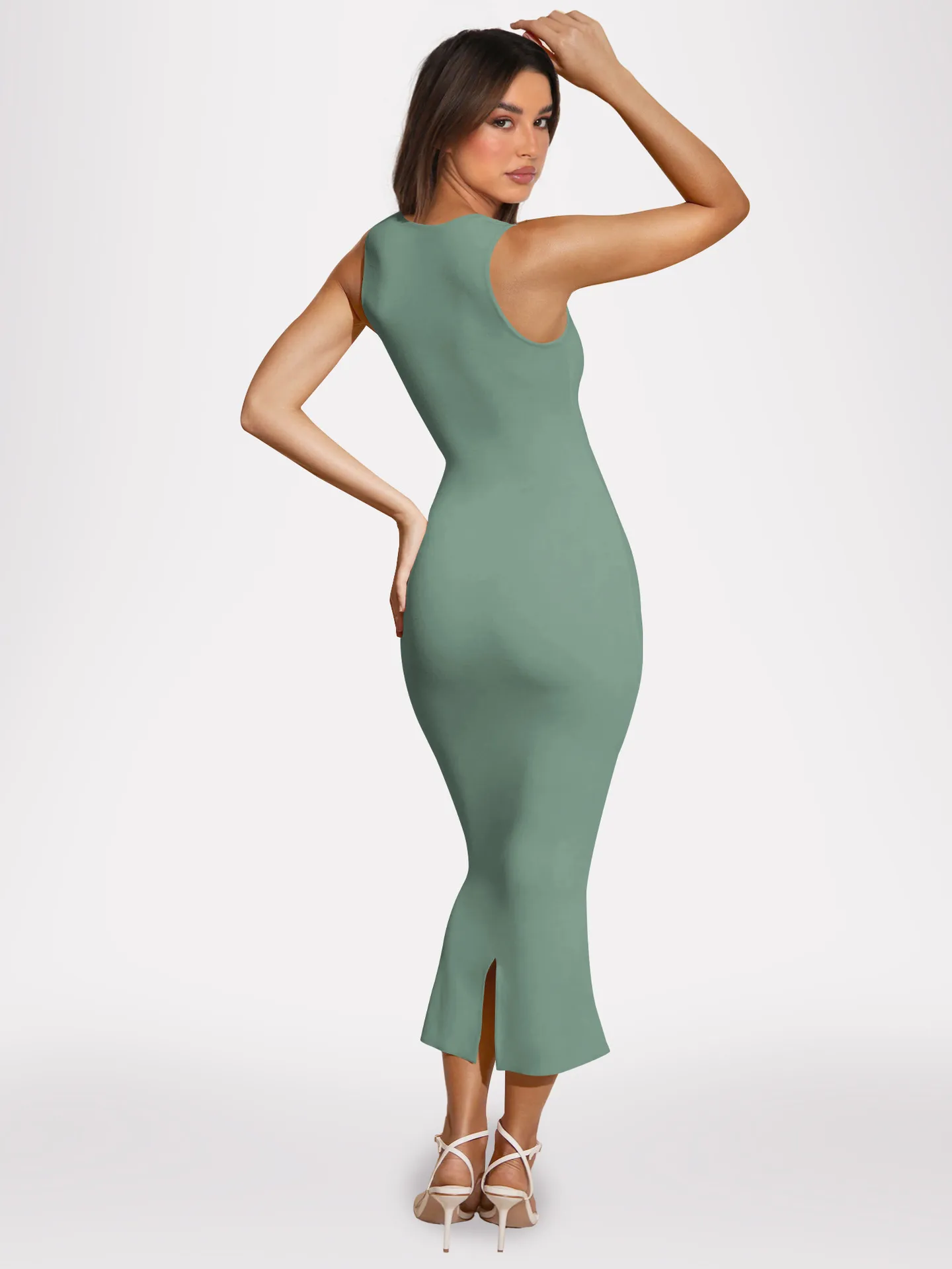 Women's Hip Skirt Women's   Hot Spring And Summer Split Slim Dress Solid Color Sexy Dress display picture 7