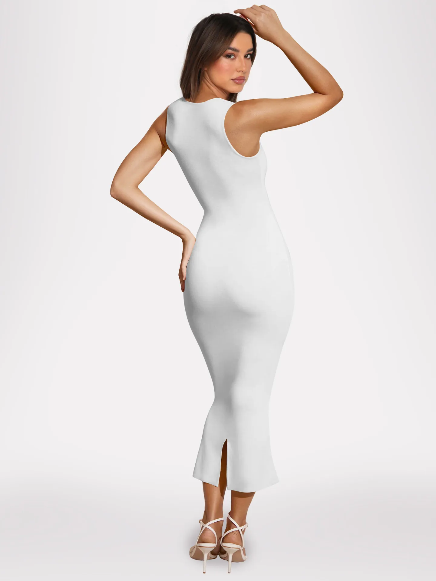 Women's Hip Skirt Women's   Hot Spring And Summer Split Slim Dress Solid Color Sexy Dress display picture 10