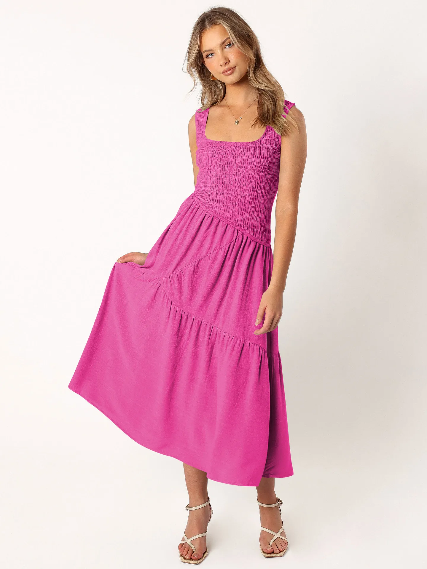 Elegant Women's Clothing  New Sexy Backless U-neck Sleeveless French Dress Holiday Dress High Sense display picture 14