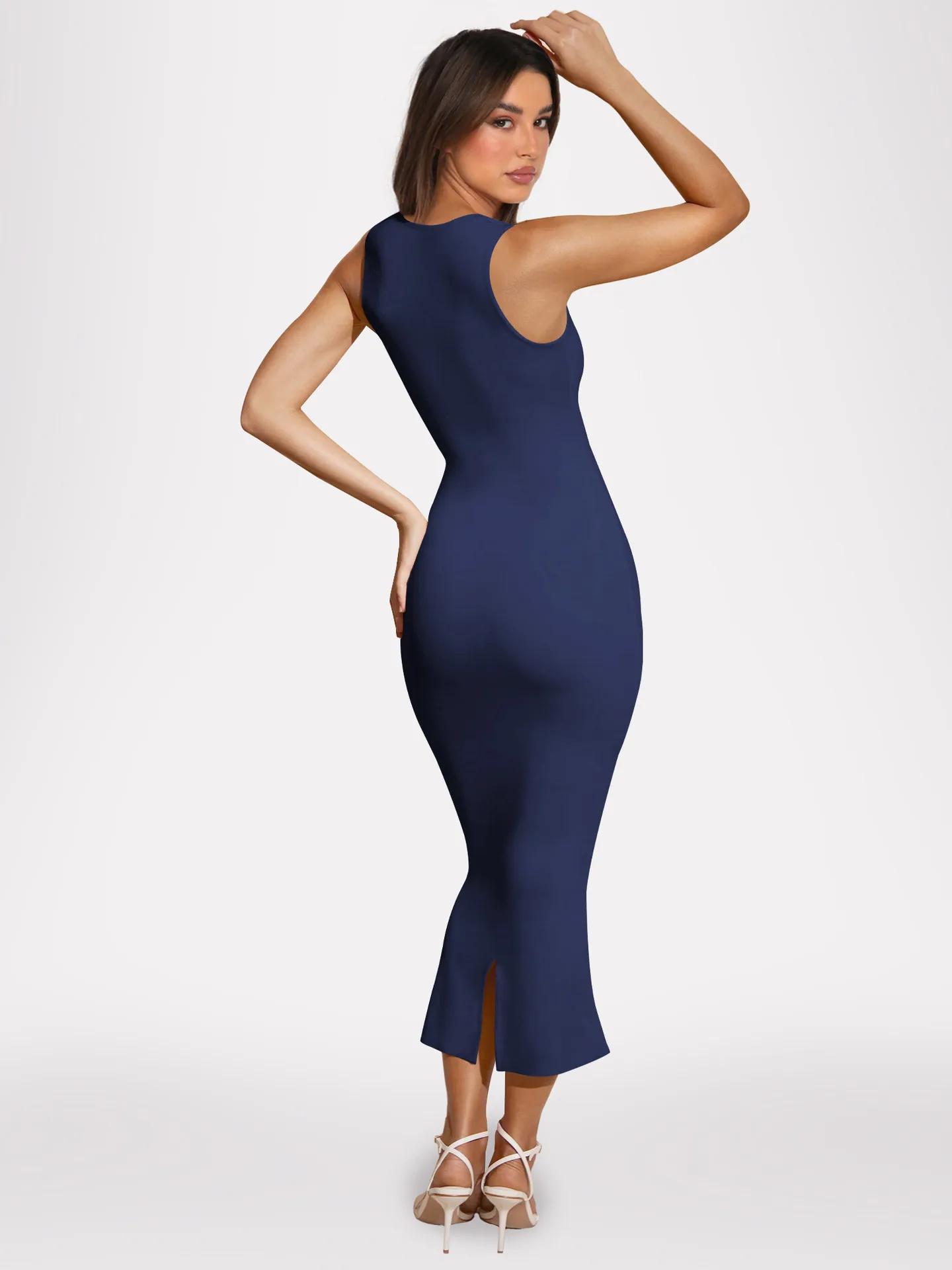 Women's Hip Skirt Women's   Hot Spring And Summer Split Slim Dress Solid Color Sexy Dress display picture 13