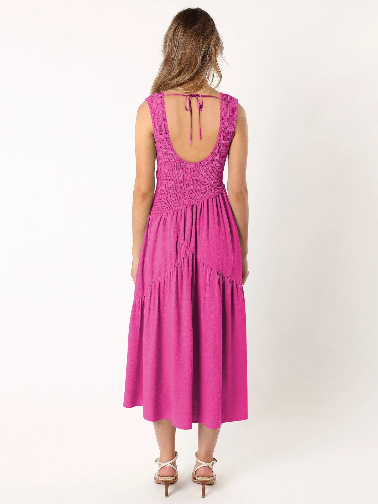 Elegant Women's Clothing  New Sexy Backless U-neck Sleeveless French Dress Holiday Dress High Sense display picture 16
