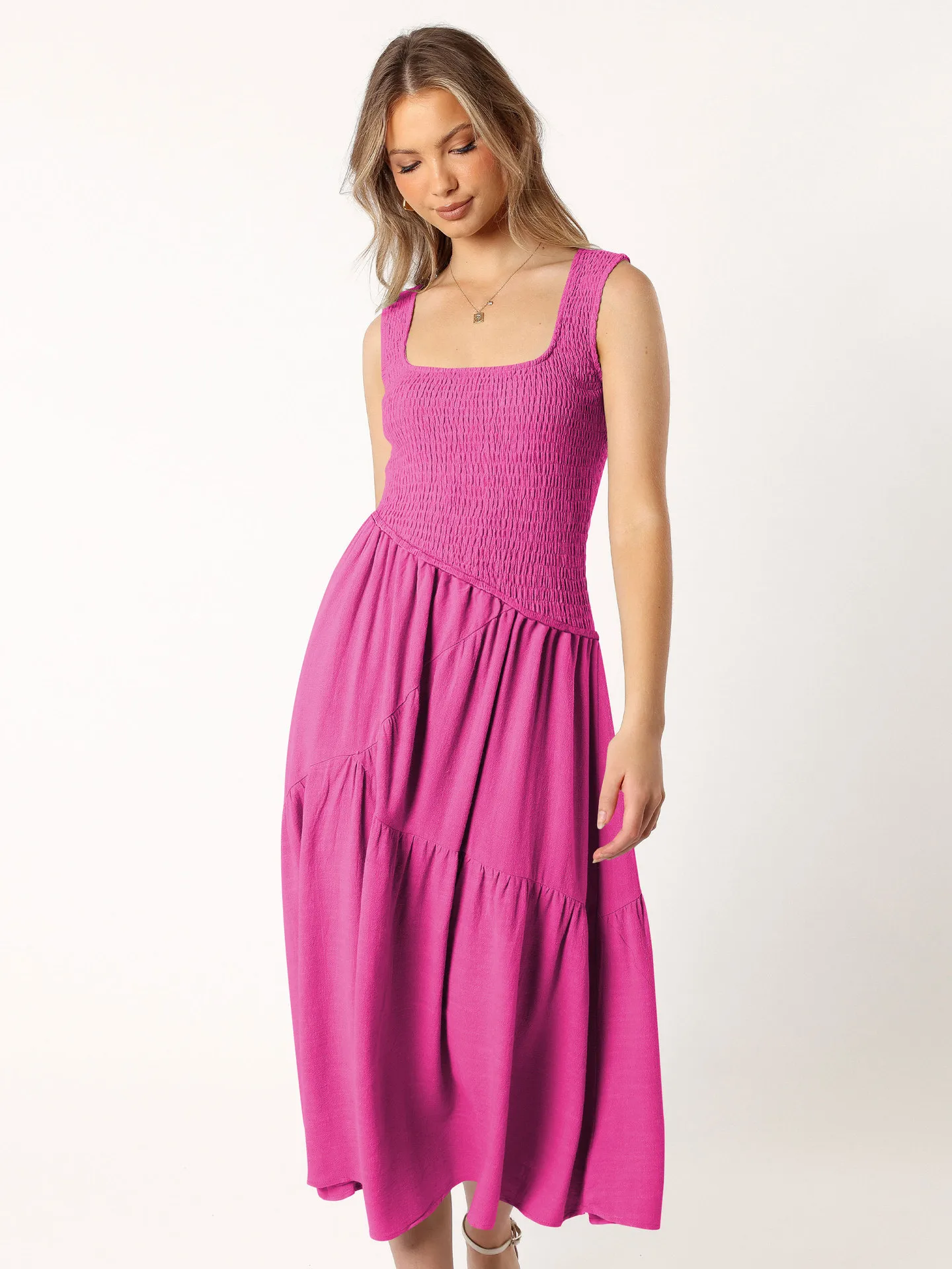 Elegant Women's Clothing  New Sexy Backless U-neck Sleeveless French Dress Holiday Dress High Sense display picture 18