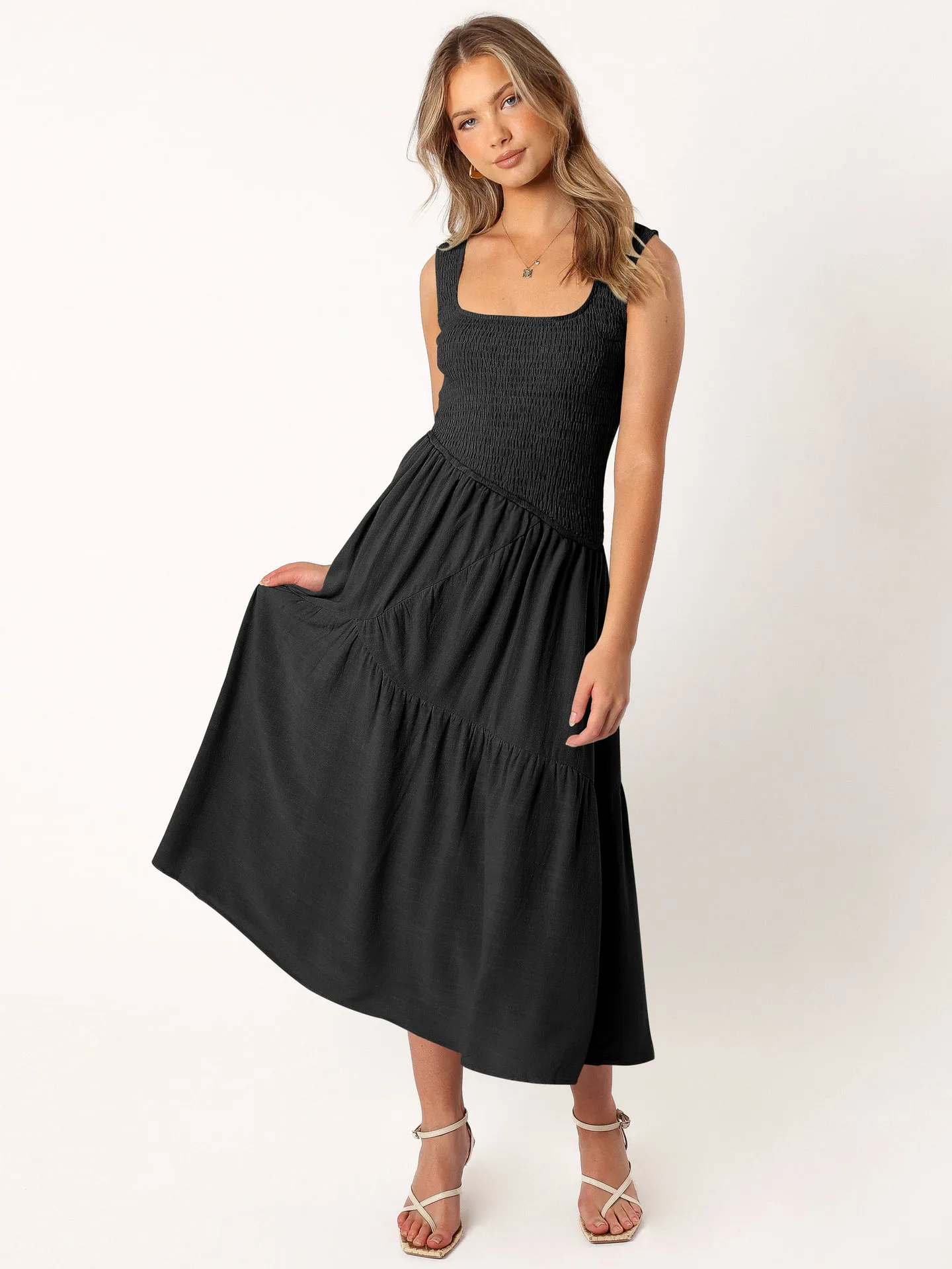 Elegant Women's Clothing  New Sexy Backless U-neck Sleeveless French Dress Holiday Dress High Sense display picture 20