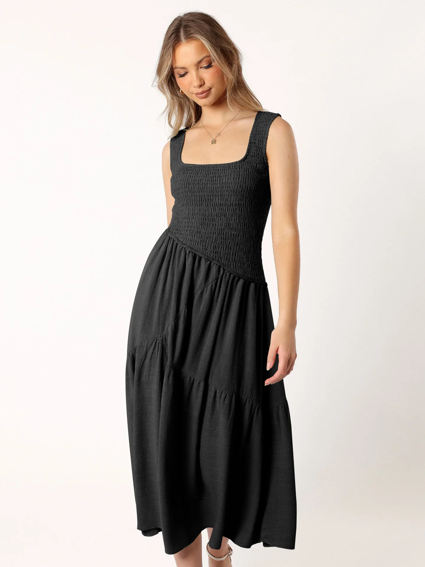 Elegant Women's Clothing  New Sexy Backless U-neck Sleeveless French Dress Holiday Dress High Sense display picture 22