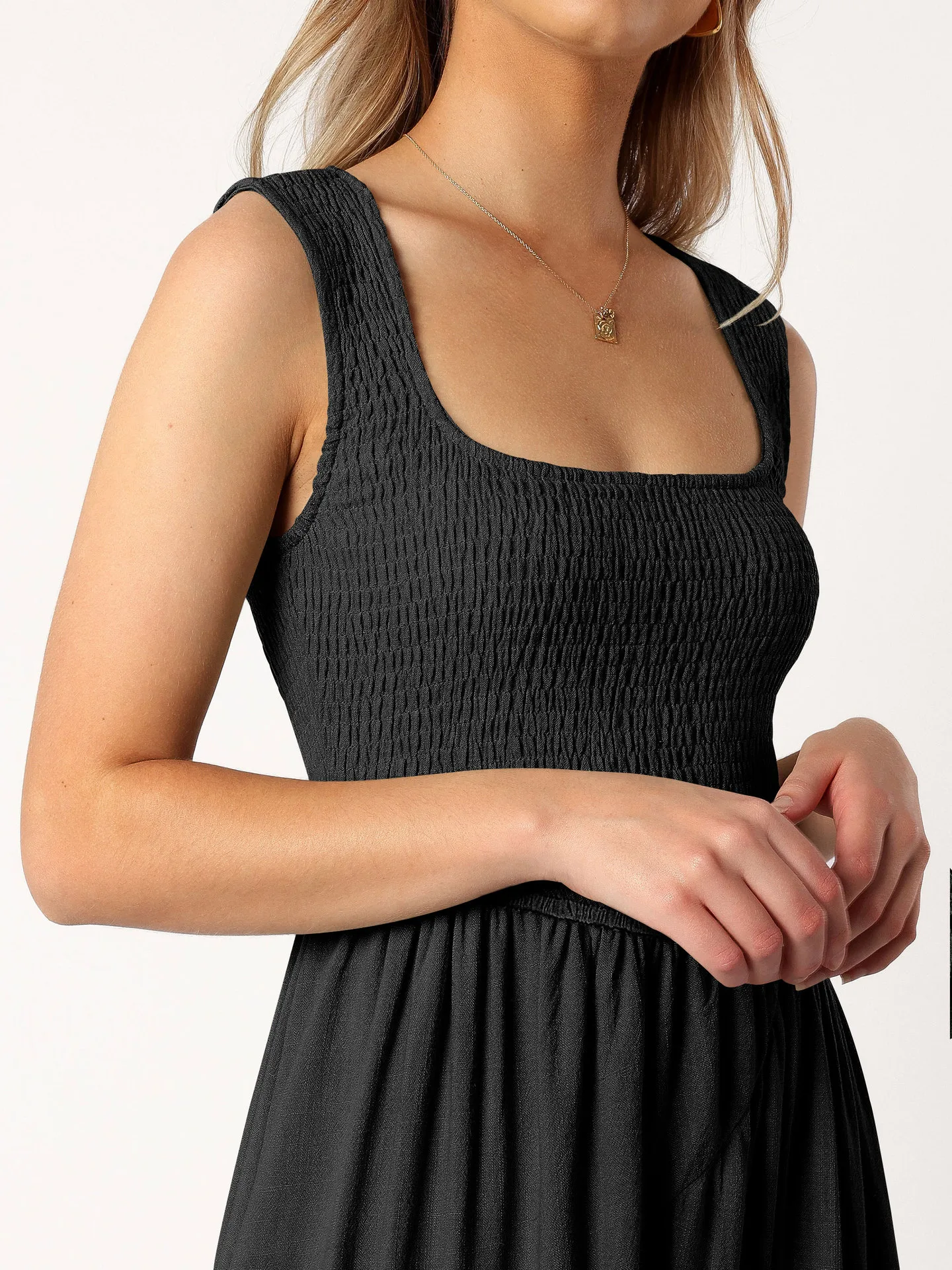 Elegant Women's Clothing  New Sexy Backless U-neck Sleeveless French Dress Holiday Dress High Sense display picture 23