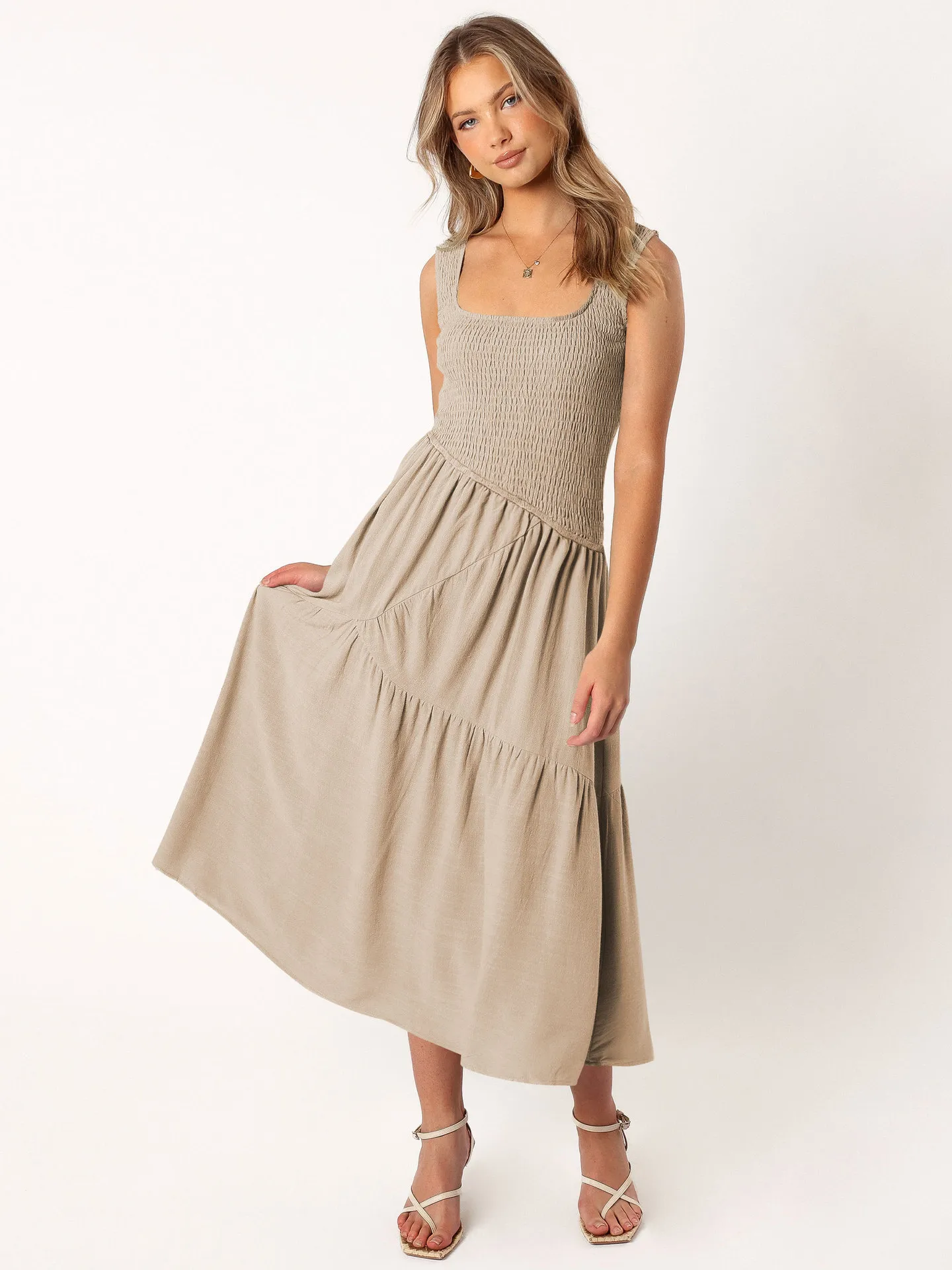 Elegant Women's Clothing  New Sexy Backless U-neck Sleeveless French Dress Holiday Dress High Sense display picture 26