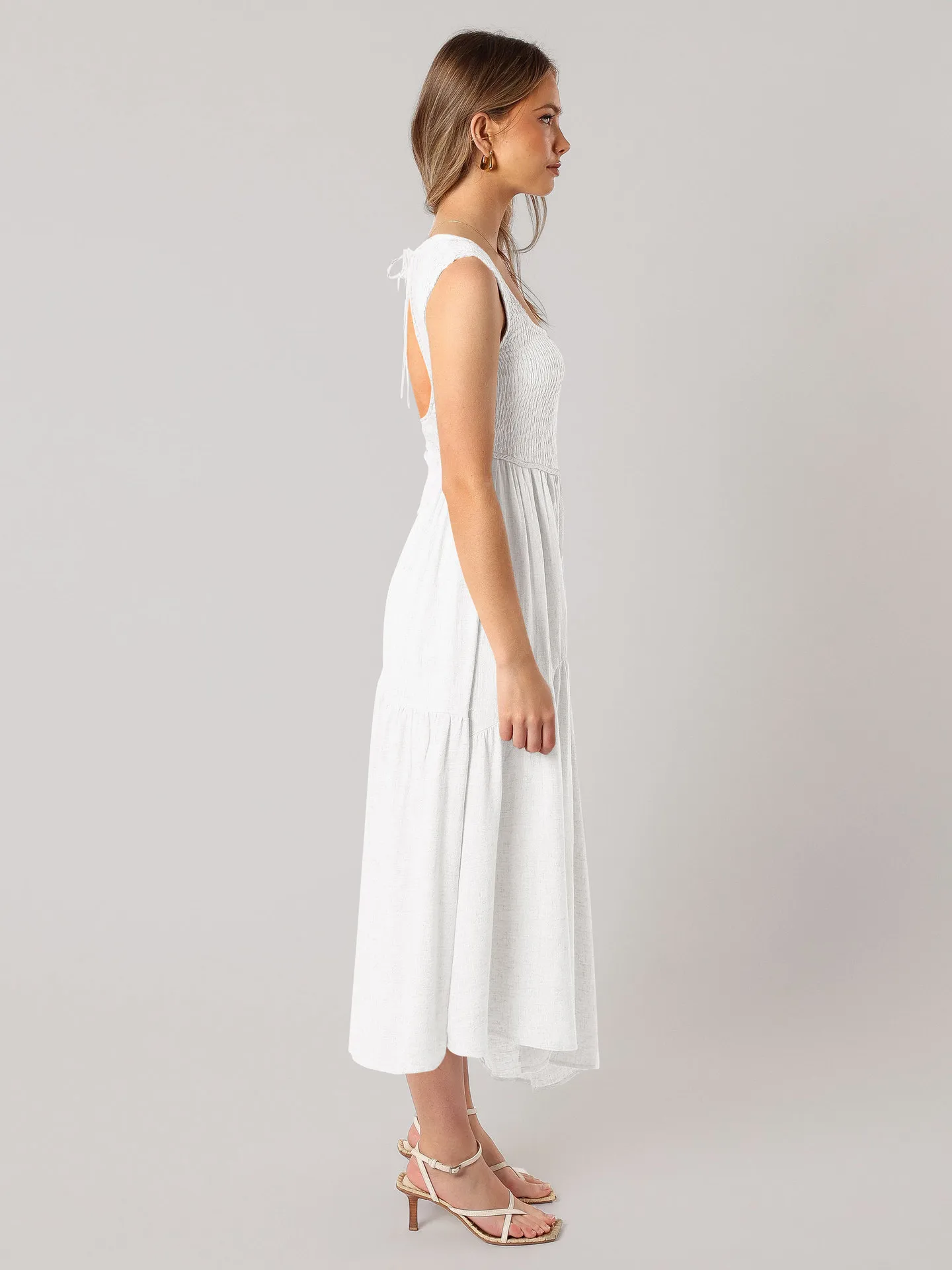 Elegant Women's Clothing  New Sexy Backless U-neck Sleeveless French Dress Holiday Dress High Sense display picture 34
