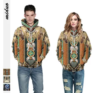 Explosions Halloween Blood Drops Digital Printing Hooded Sweater  Large Size Couple Jacket Hooded display picture 2