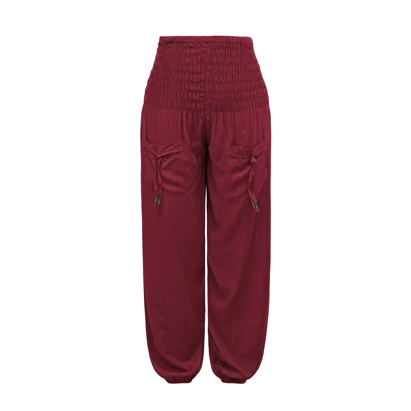 New Sports Yoga Pants High Waist Pocket Bloomers Summer  Explosion Wide Leg Casual Pants For Women display picture 9
